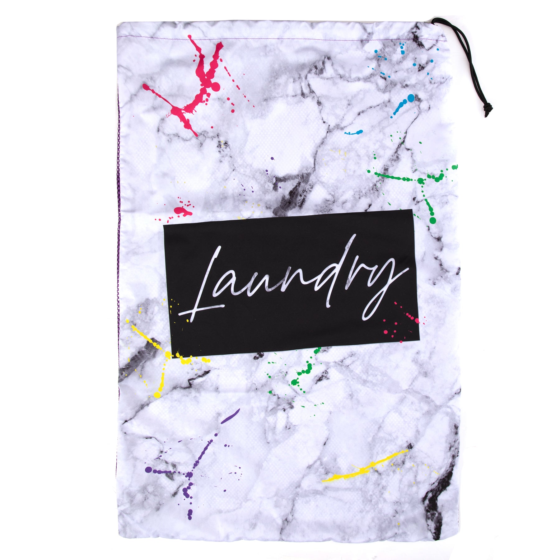 Marble Splatter Laundry Bag
