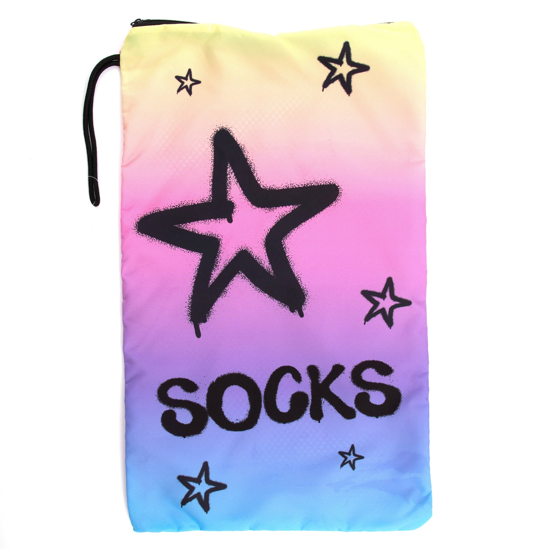 Ombre Stars Sock Bag