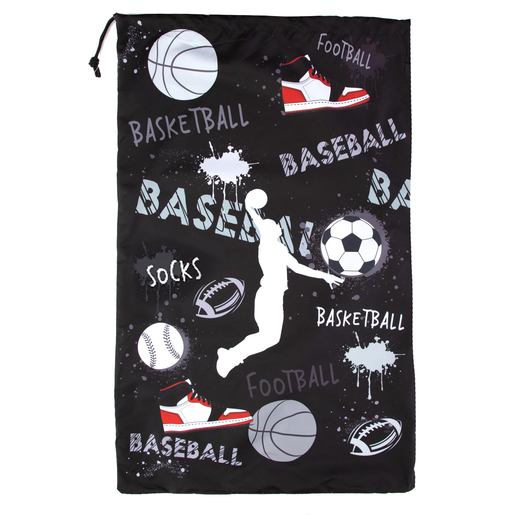 Sports and Sneakers Sock Bag