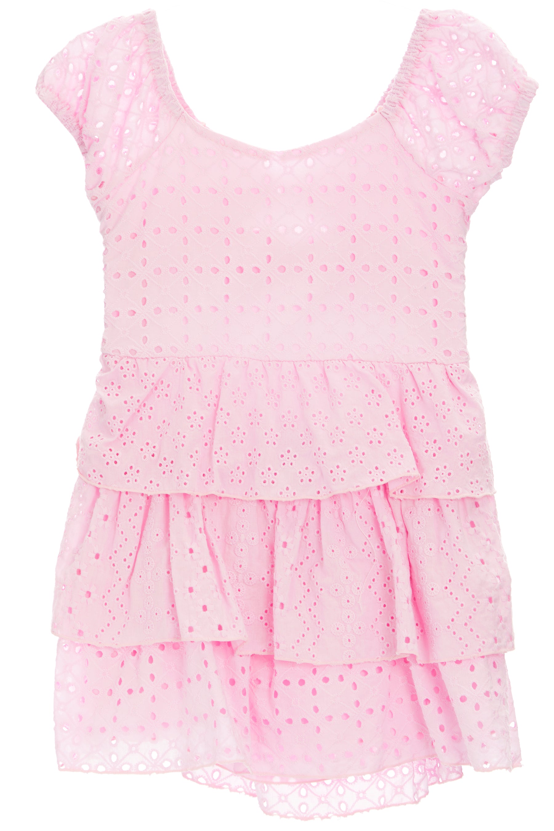 Eyelet Cut Out Dress