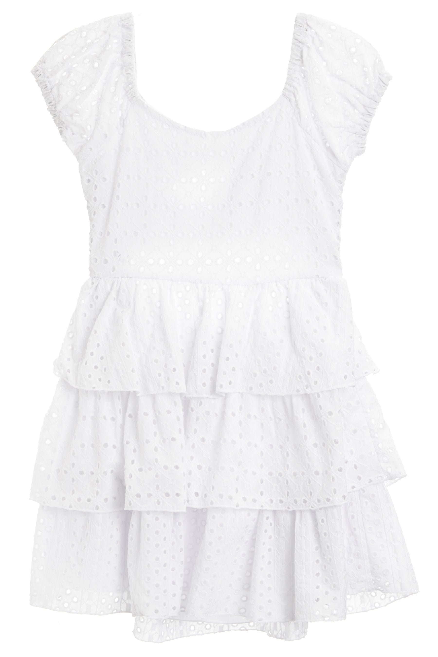 Eyelet Cut Out Dress