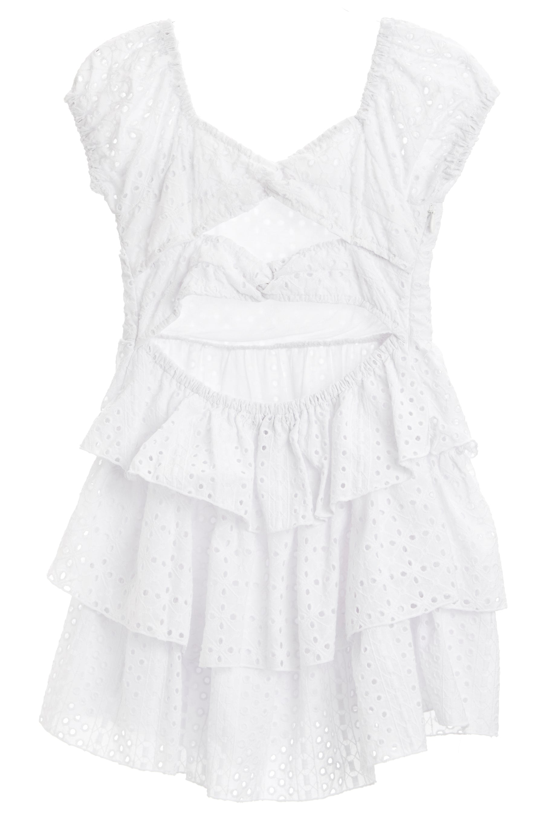 Eyelet Cut Out Dress