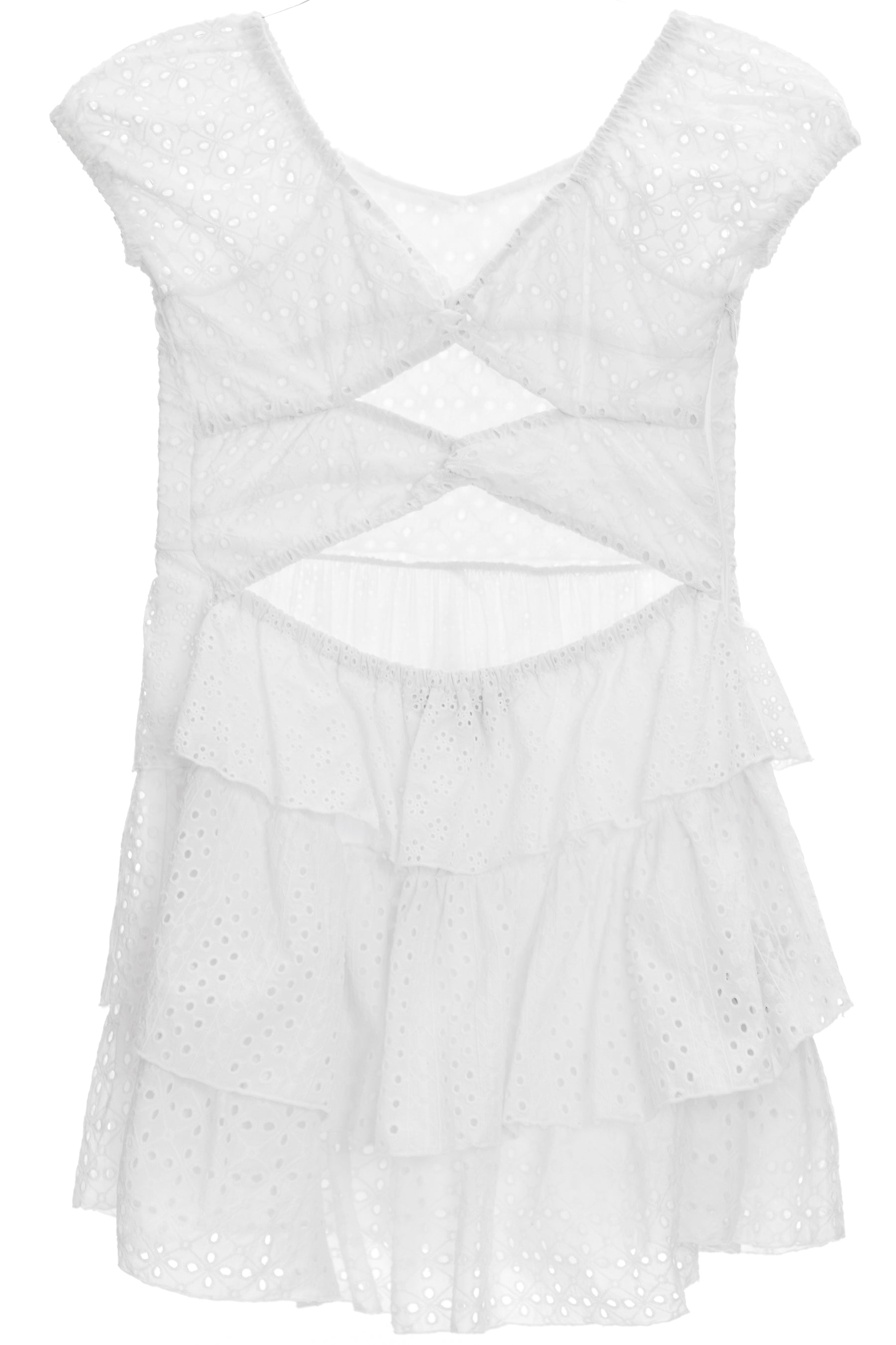 Eyelet Cut Out Dress