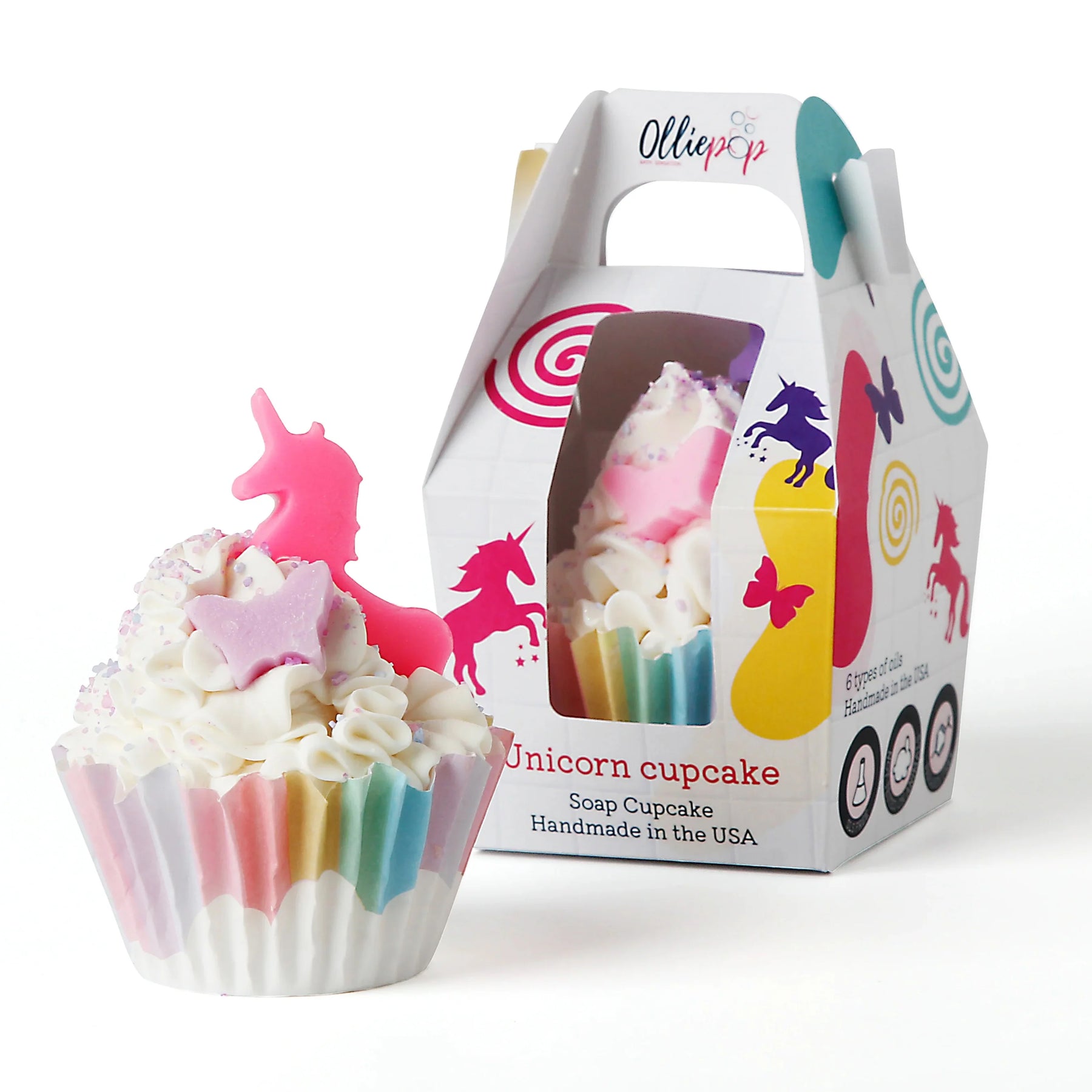 Unicorn Cupcake Soap