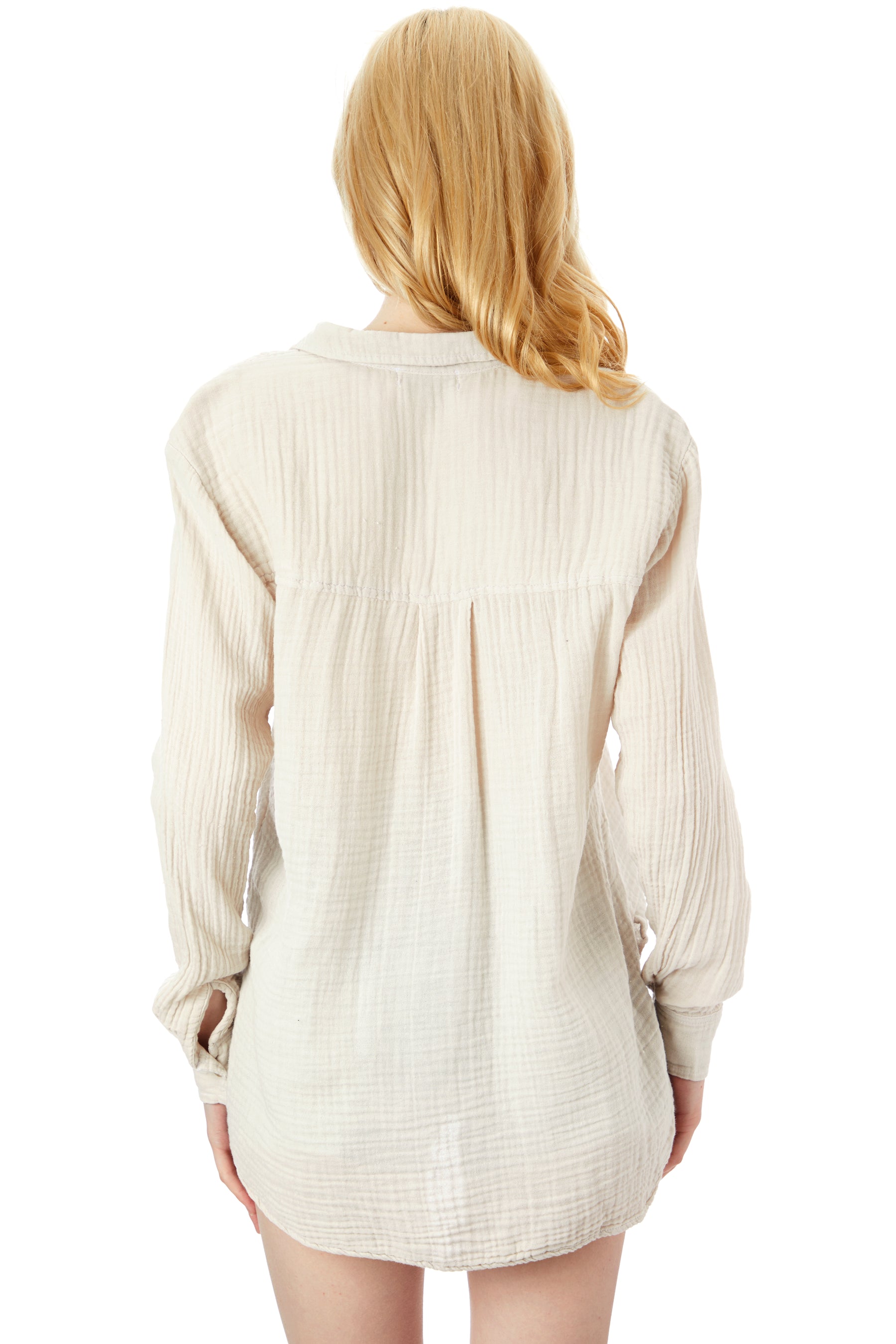 Leo Gauze Oversized Buttondown