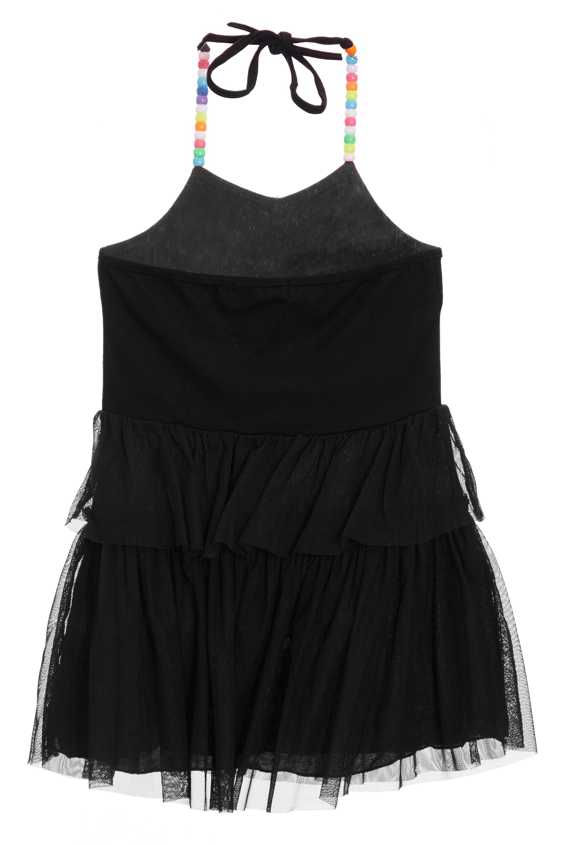 Tulle Halter Top Dress