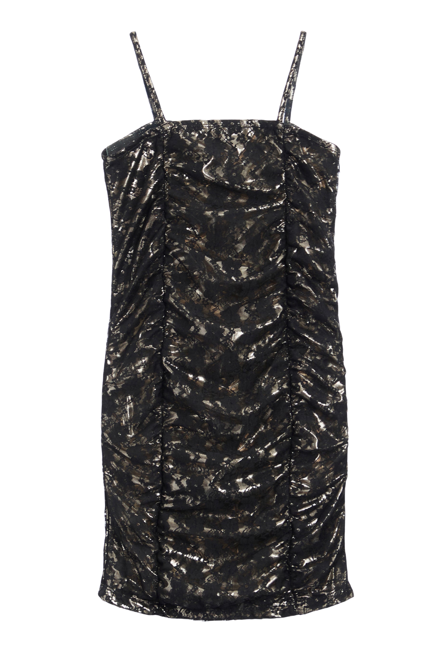 Metallic Lace Dress