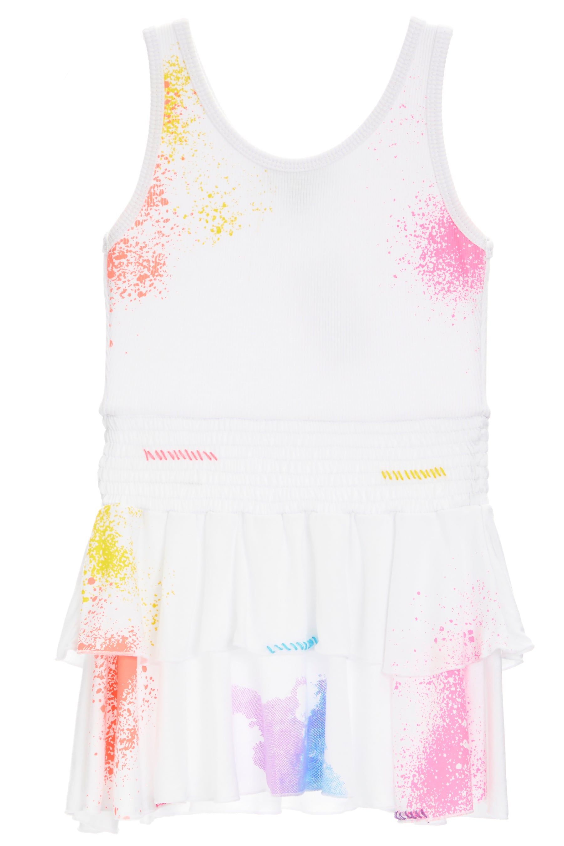 Neon Painted Dress