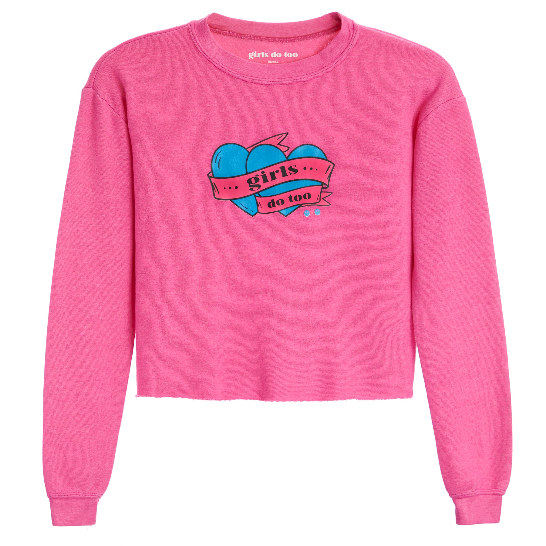Crop Crew Sweatshirt GDT Heart