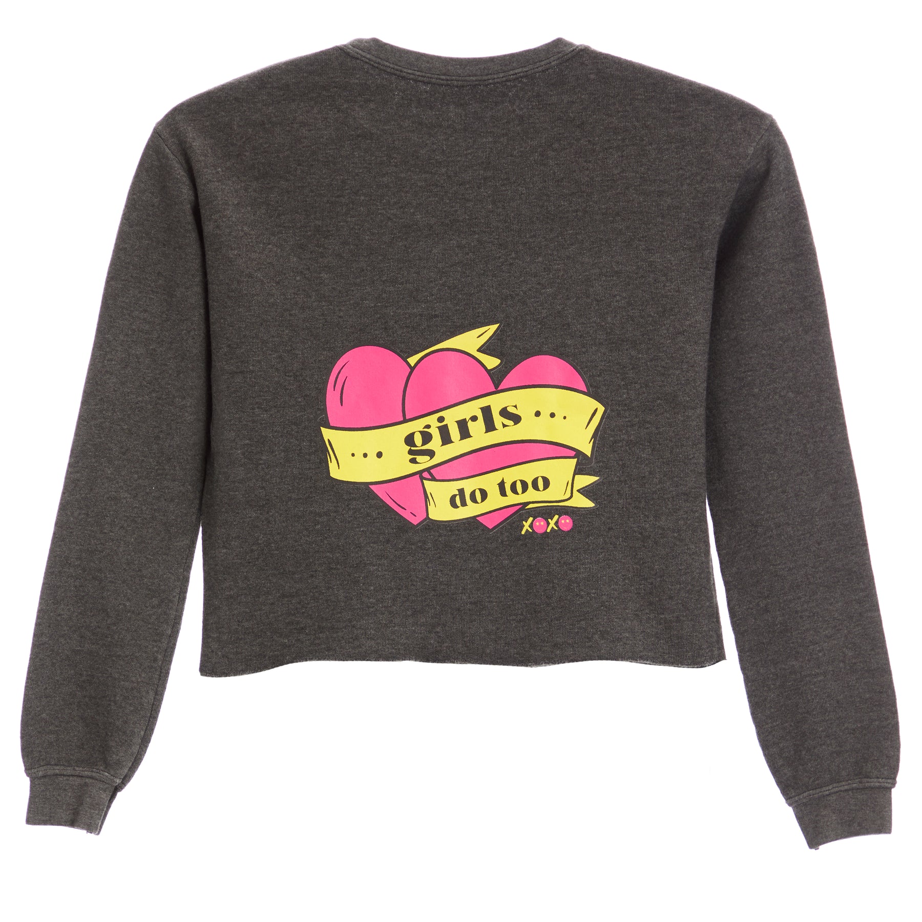 Crop Crew Sweatshirt GDT Heart