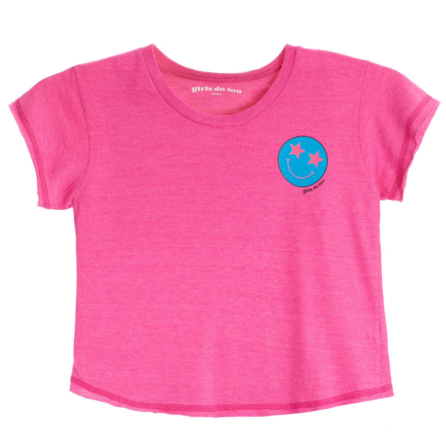 Short Sleeve Tee With GDT Blue Smiley