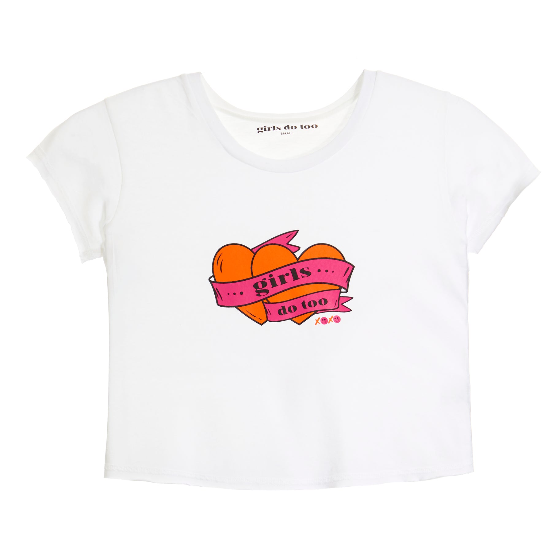 Short Sleeve Tee With GDT Orange Heart