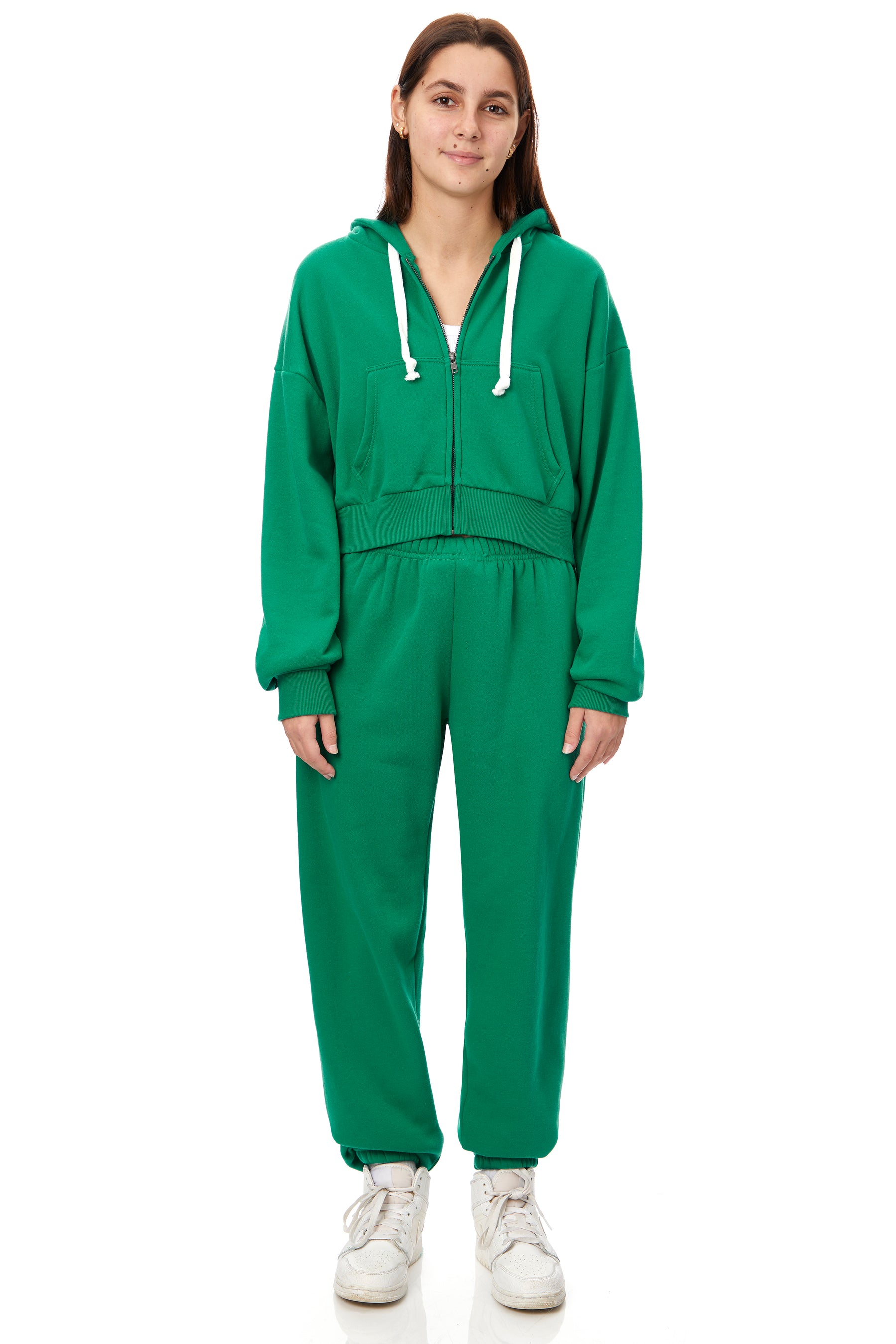 Dylan Crop Zip Hoodie