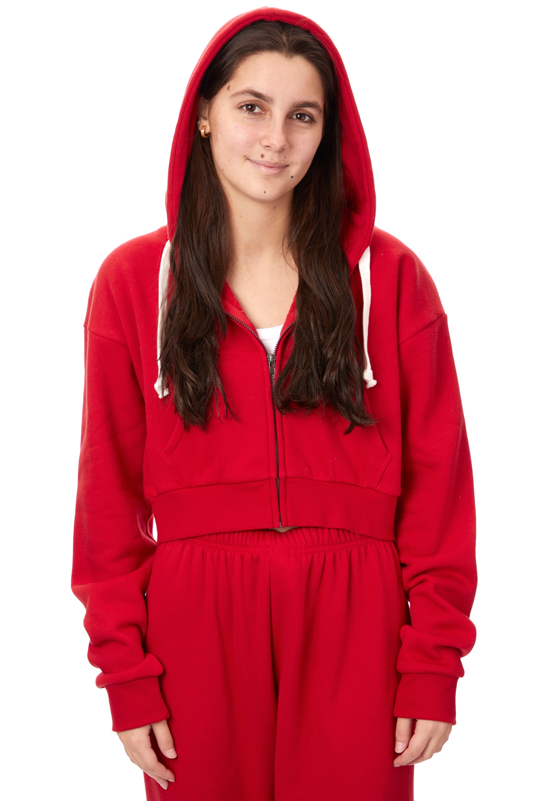Dylan Crop Zip Hoodie