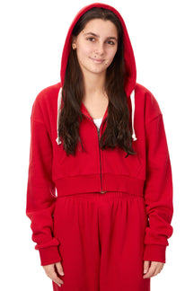 Dylan Crop Zip Hoodie