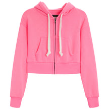 Dylan Crop Zip Hoodie
