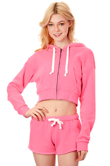 Dylan Crop Zip Hoodie