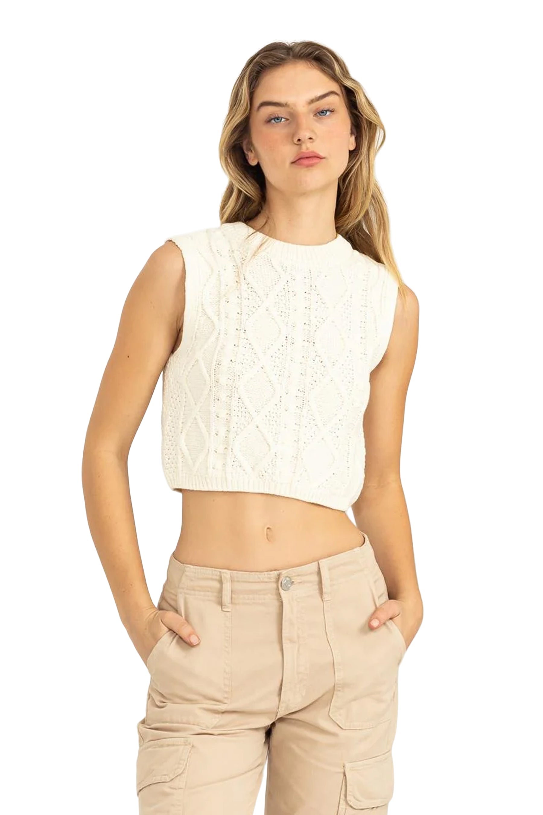Cable Knit Tank