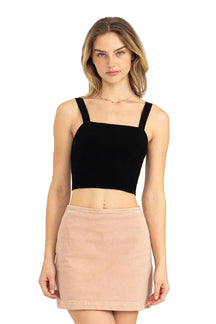 Ribbed Cropped Tank Top