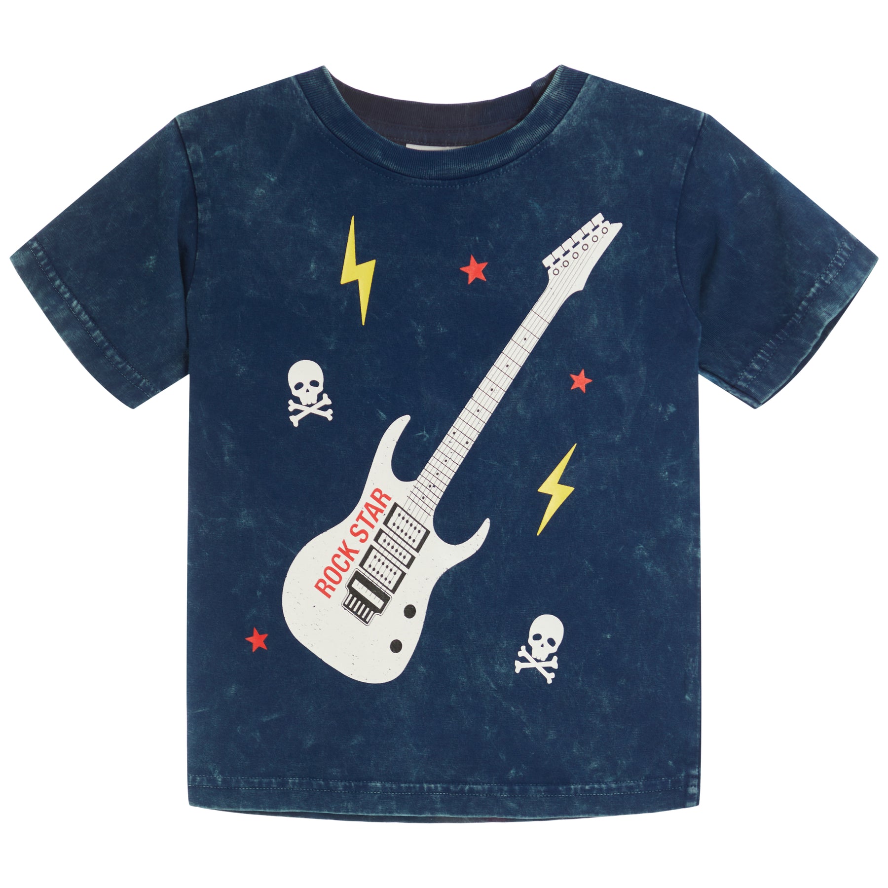 Rock Star Skull Enzyme Wash Tee