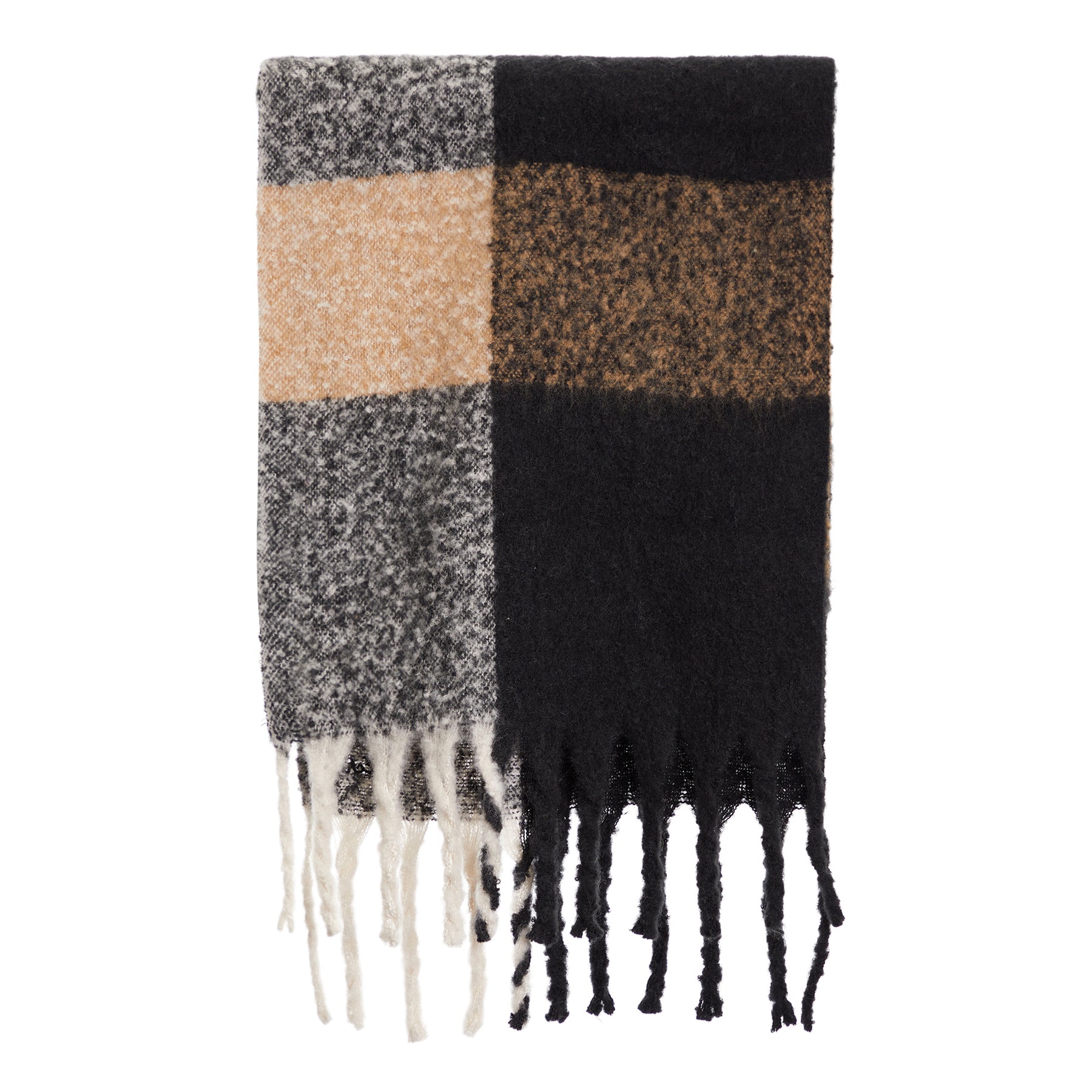 Field Plaid Plush Scarf