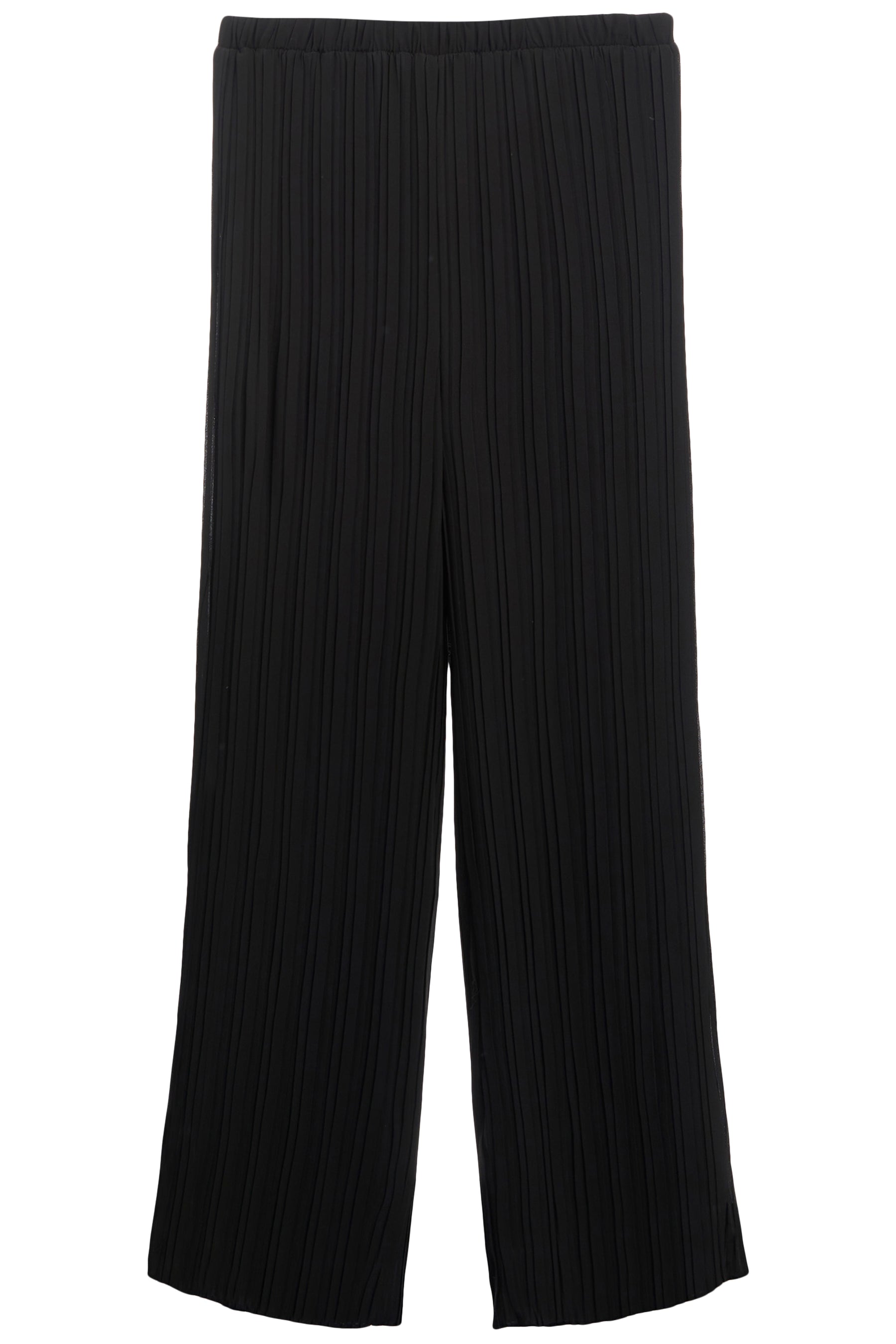 Pleated Chiffon Pants