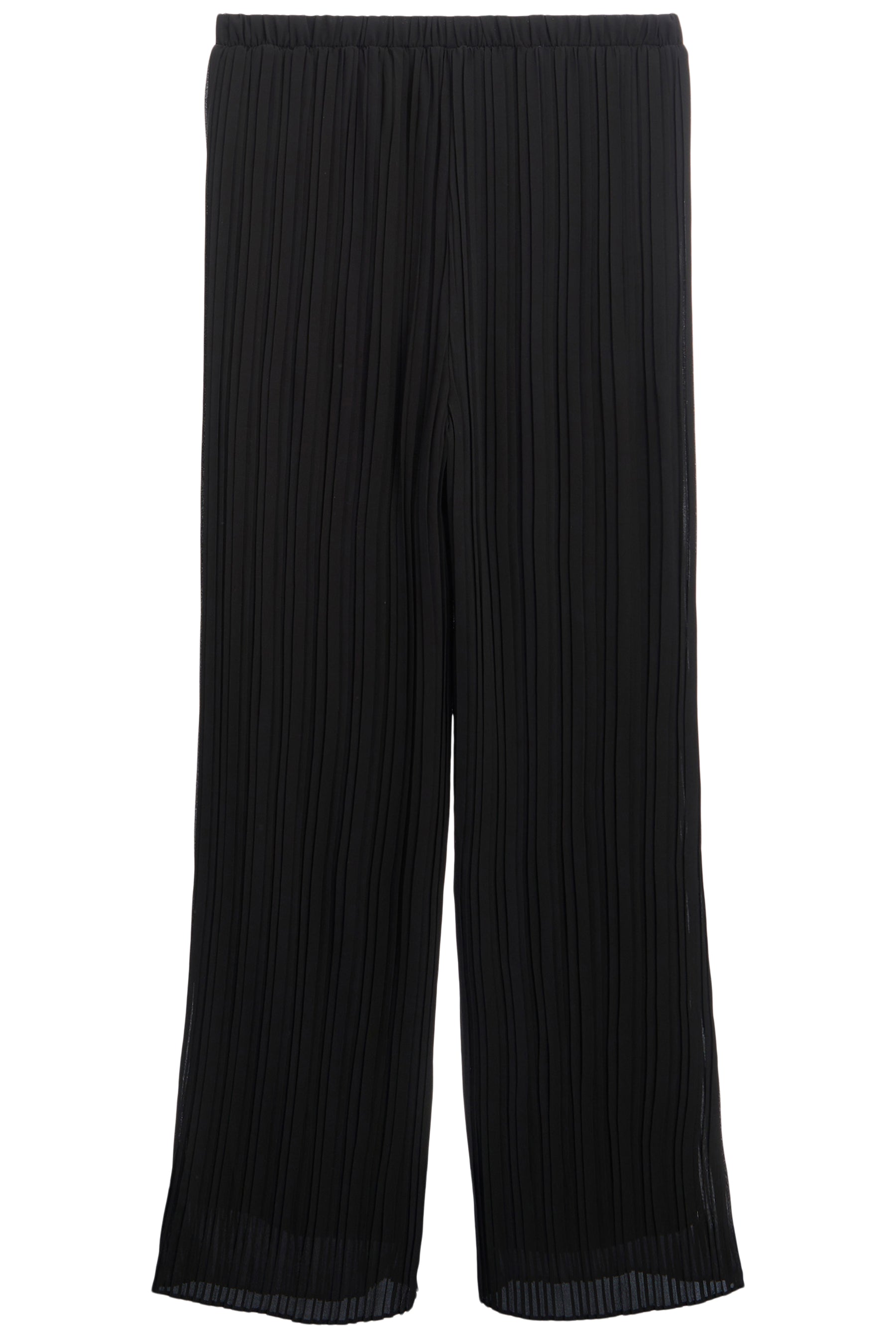 Pleated Chiffon Pants