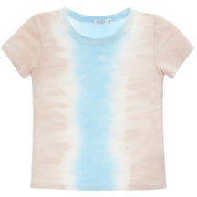 S/S Tee- Blue Pebble Tie Dye