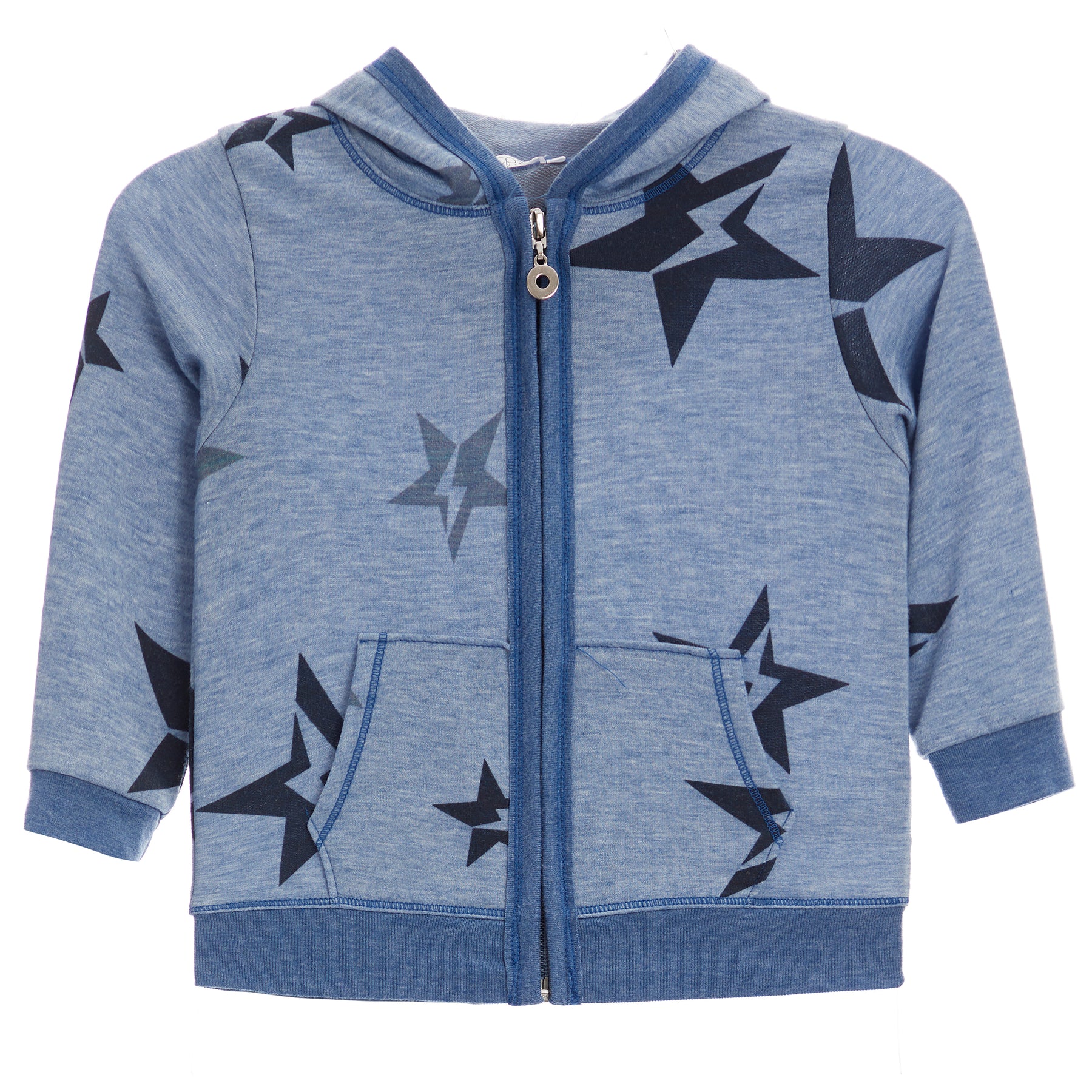 Hooded Zip Jacket- Lightning Stars