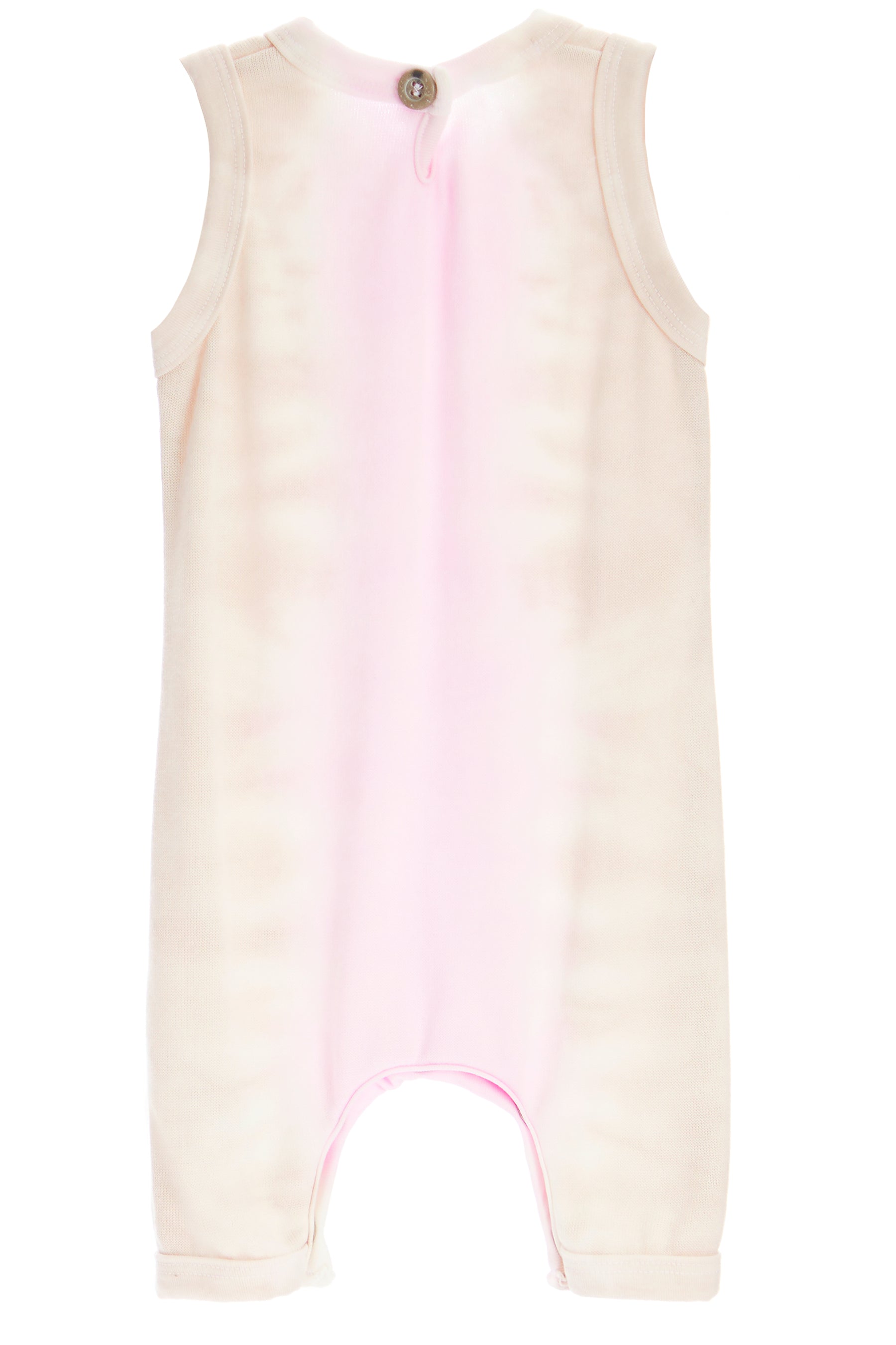 Sleeveless Coverall with Snaps