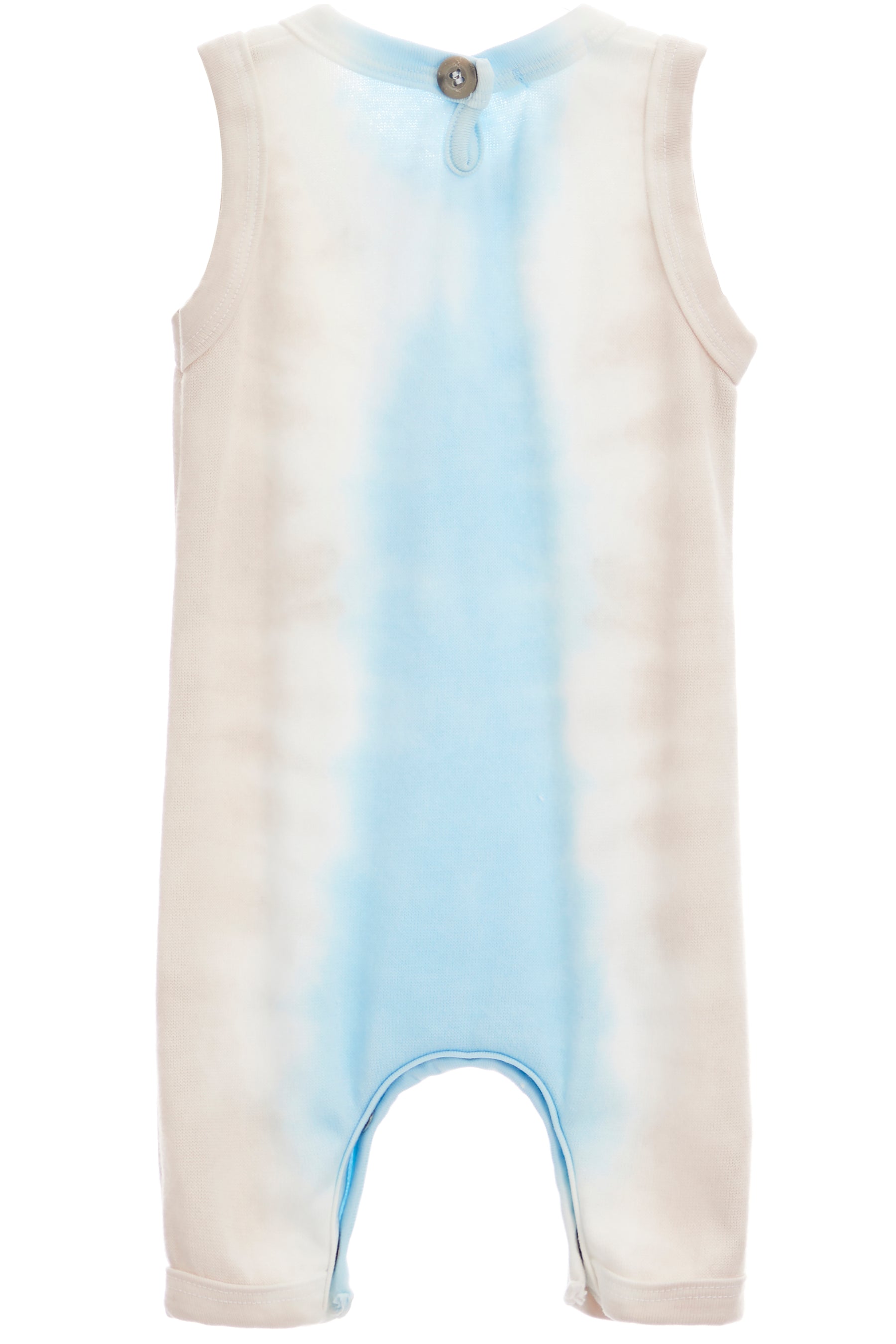 Sleeveless Coverall with Snaps