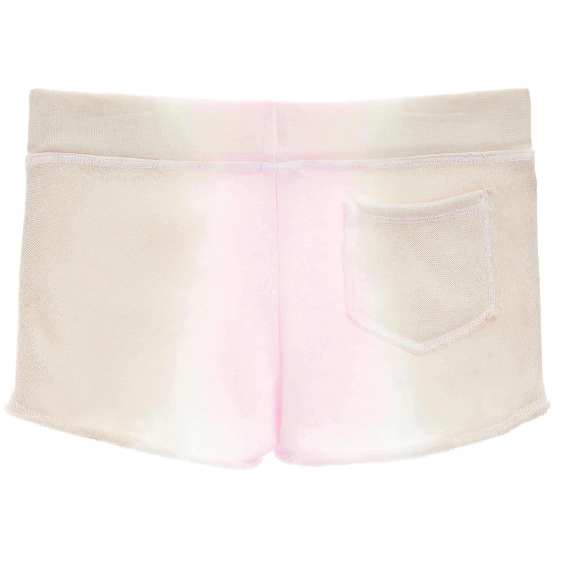 Pink Pebble Tie Dye Short