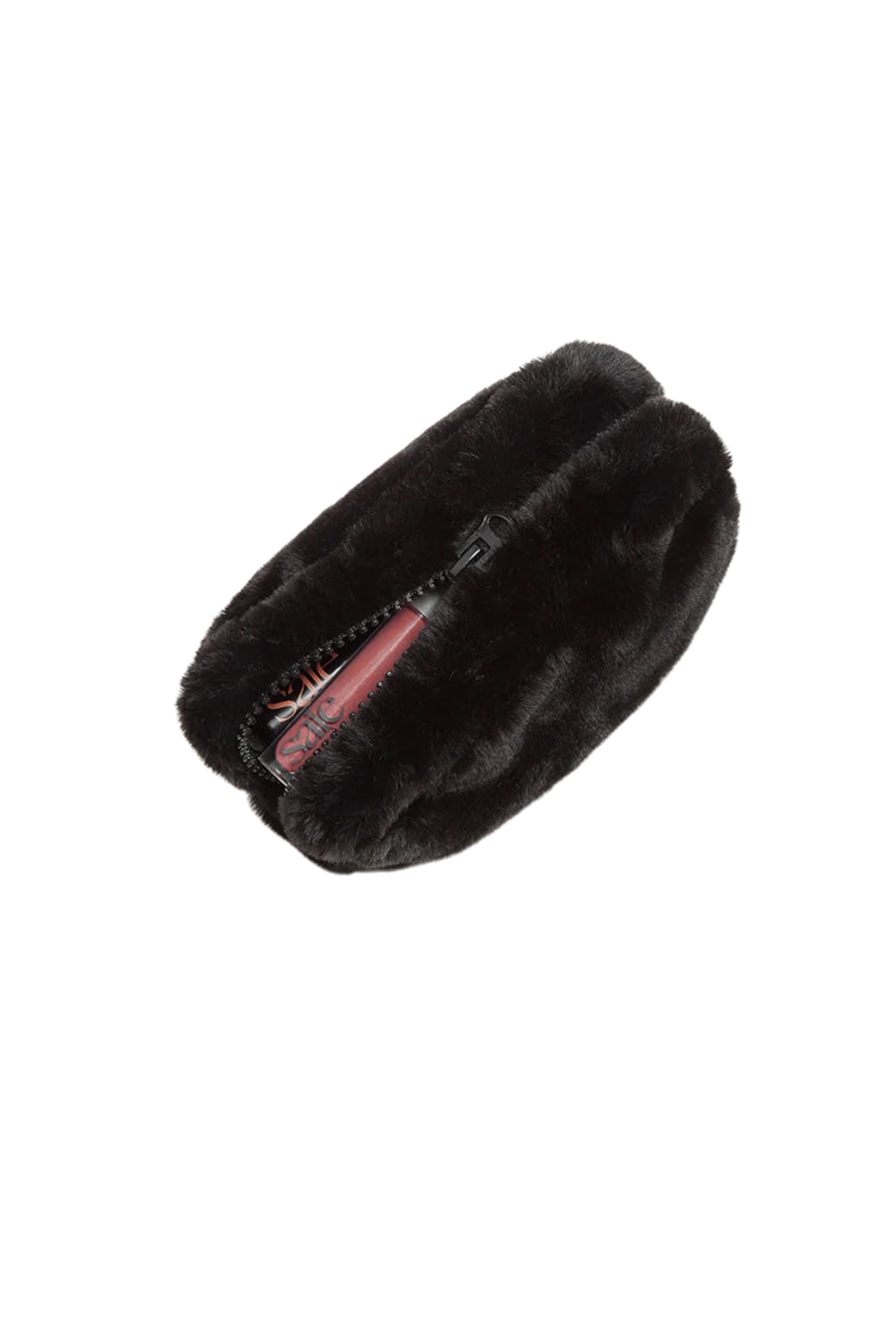 Noor Faux Fur Cosmetic Bag