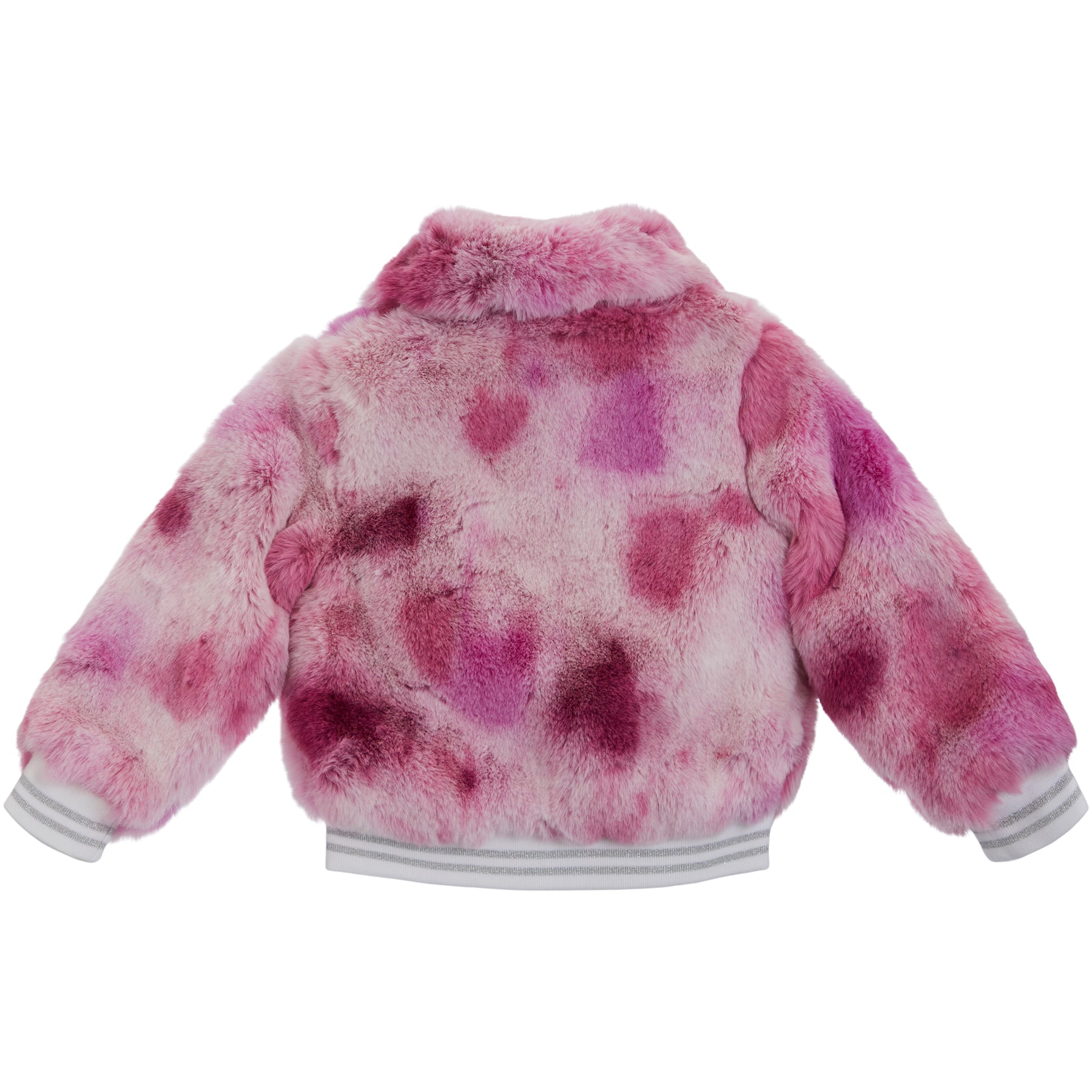 Tie Dye Fur Jacket