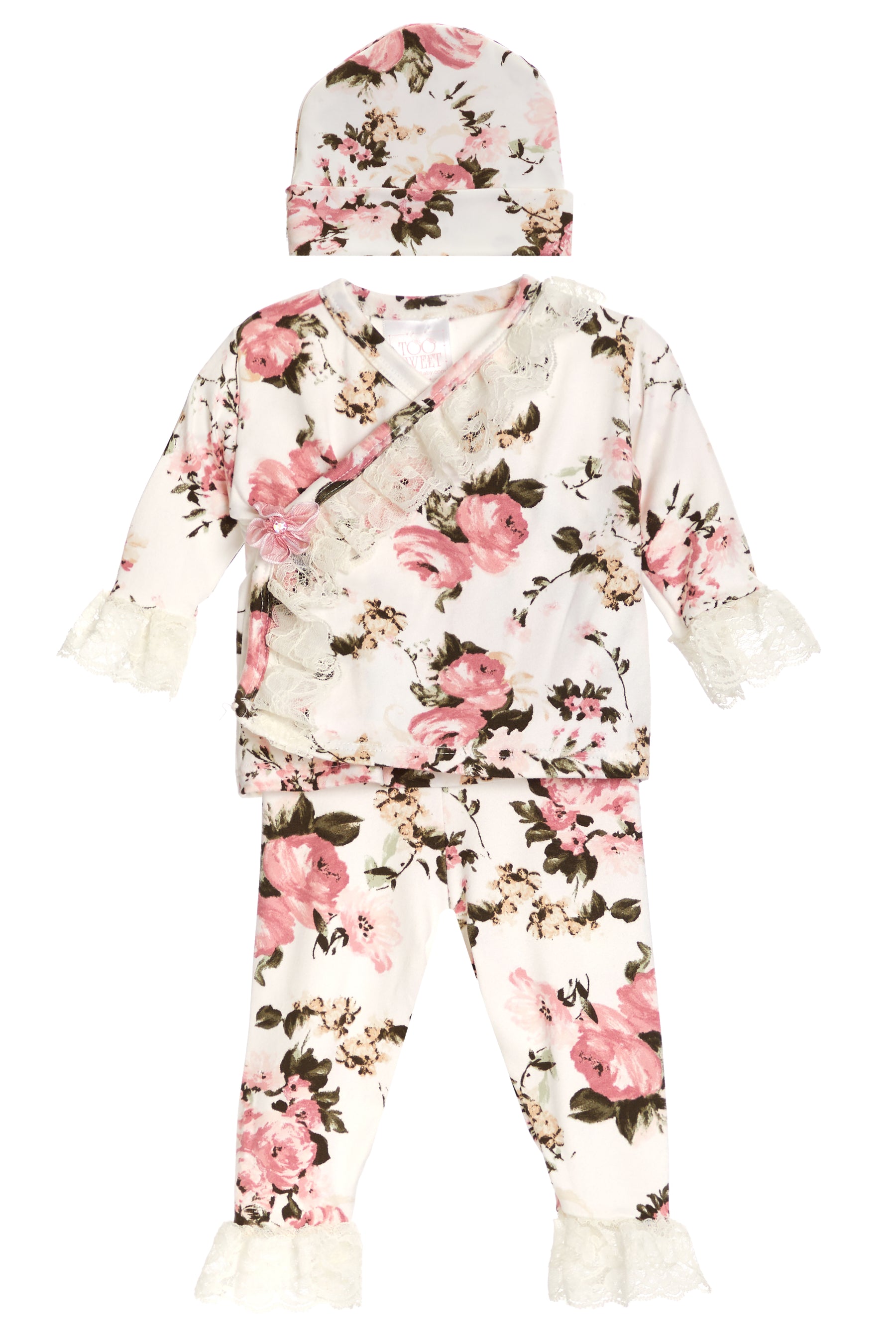 Floral Kimono Set