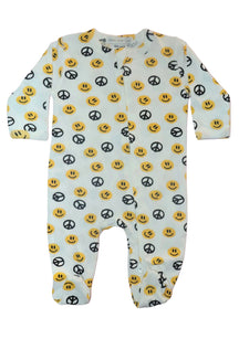 Footie- Happy Peace Print