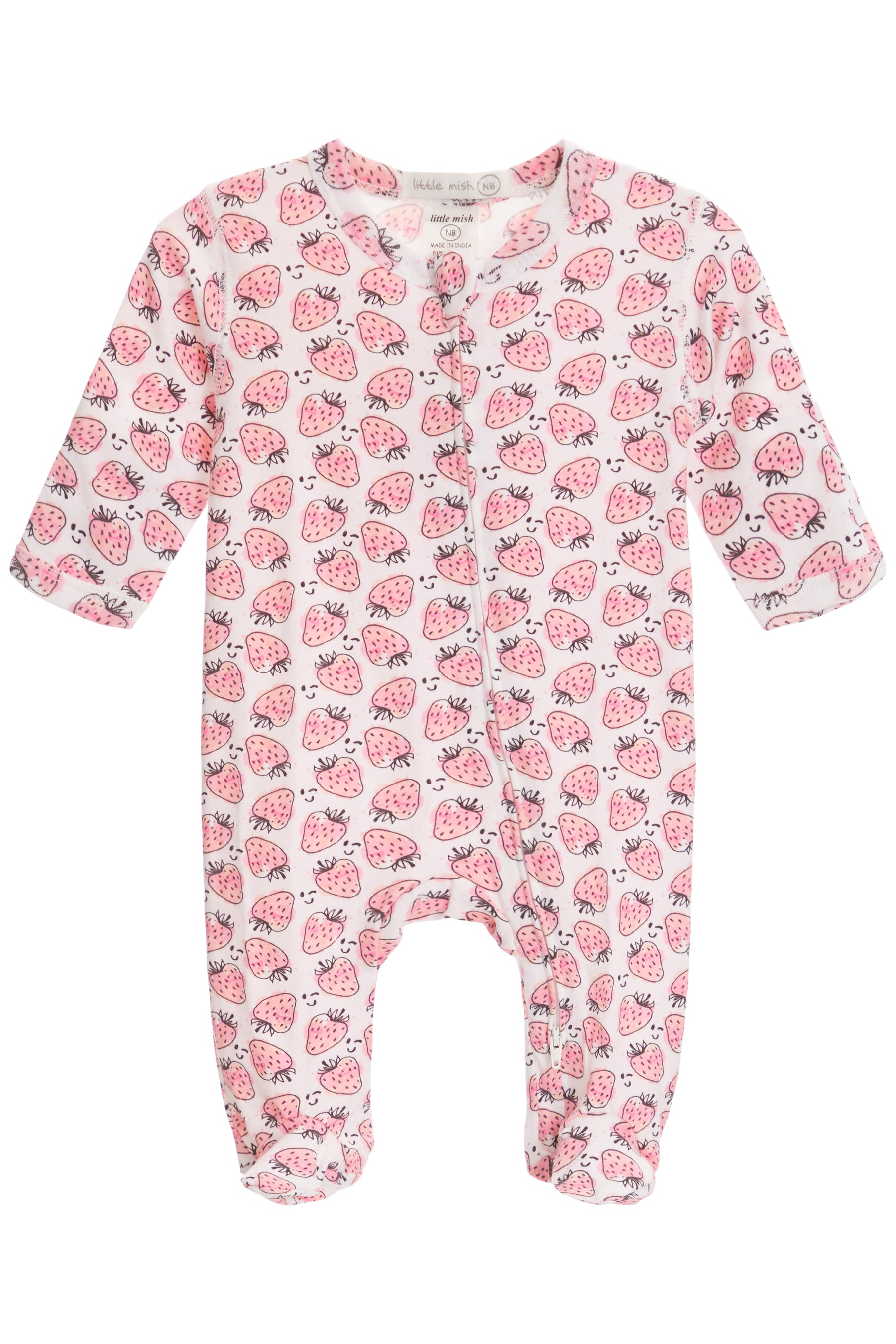 Footie- Strawberry