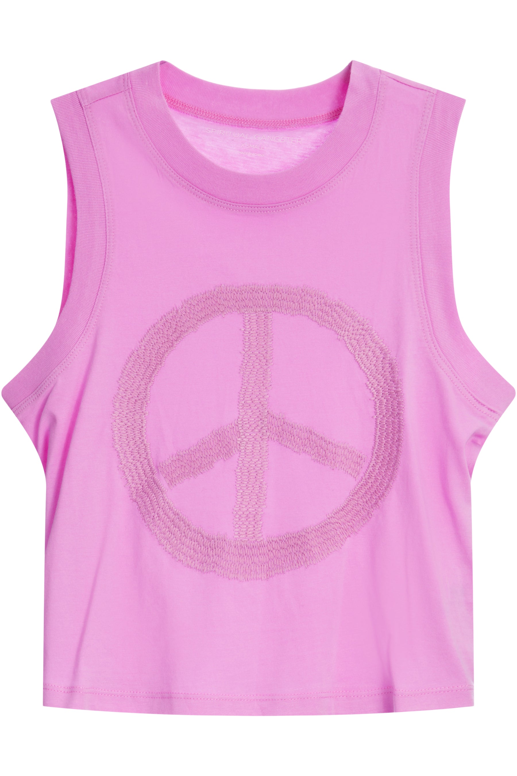 Peace Box Crop Tank