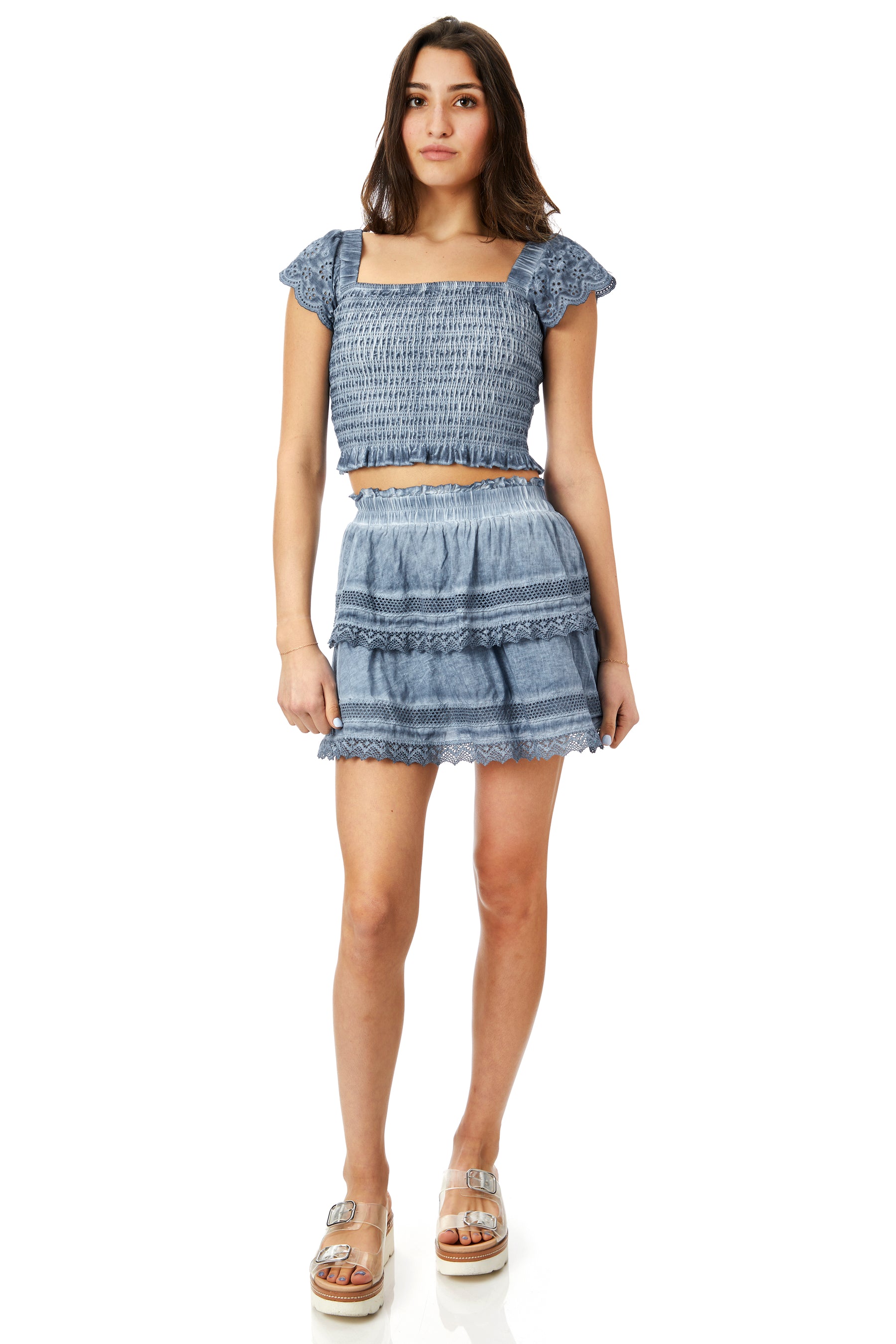 Faye Eyelet Top
