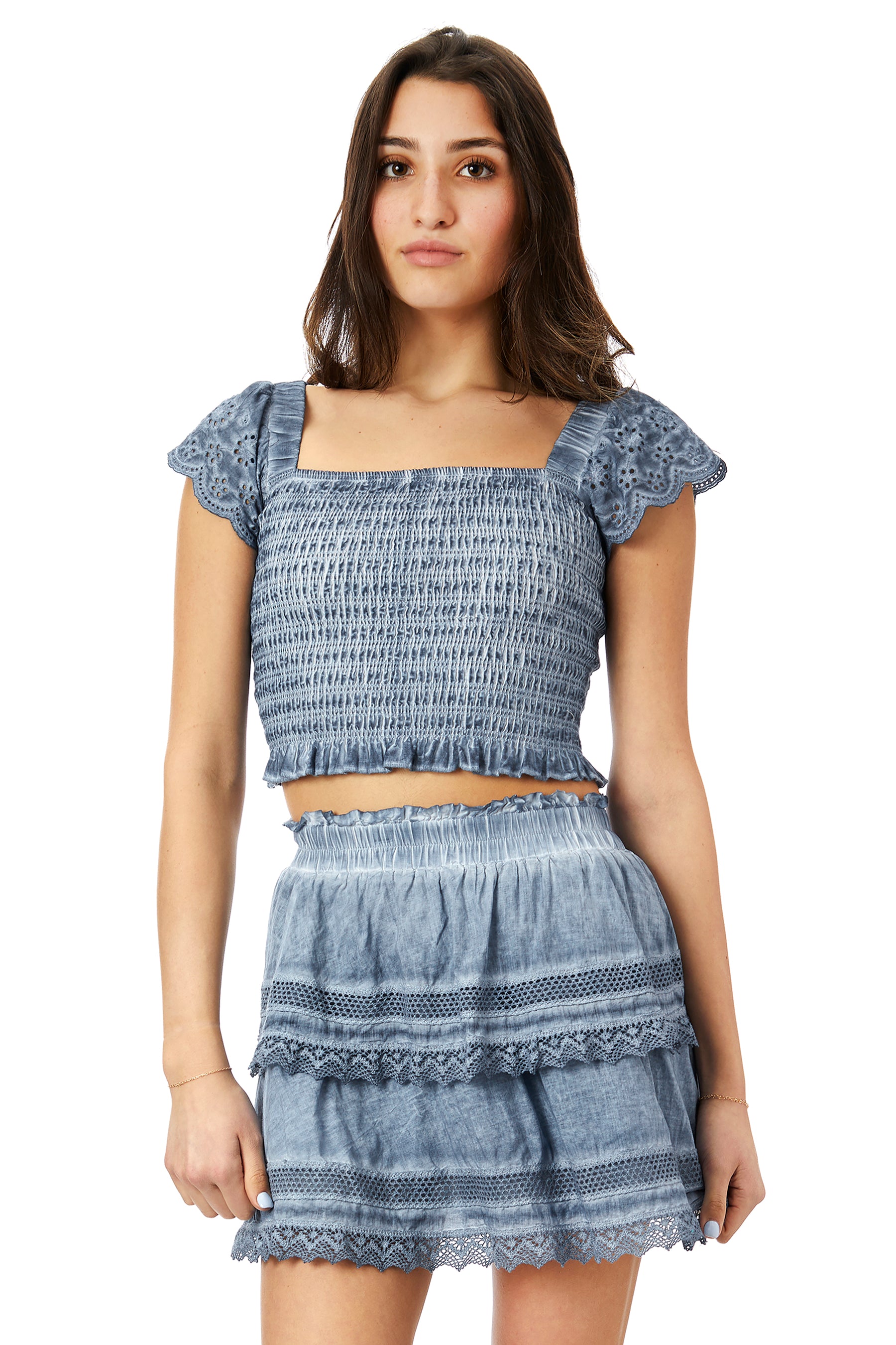 Faye Eyelet Top
