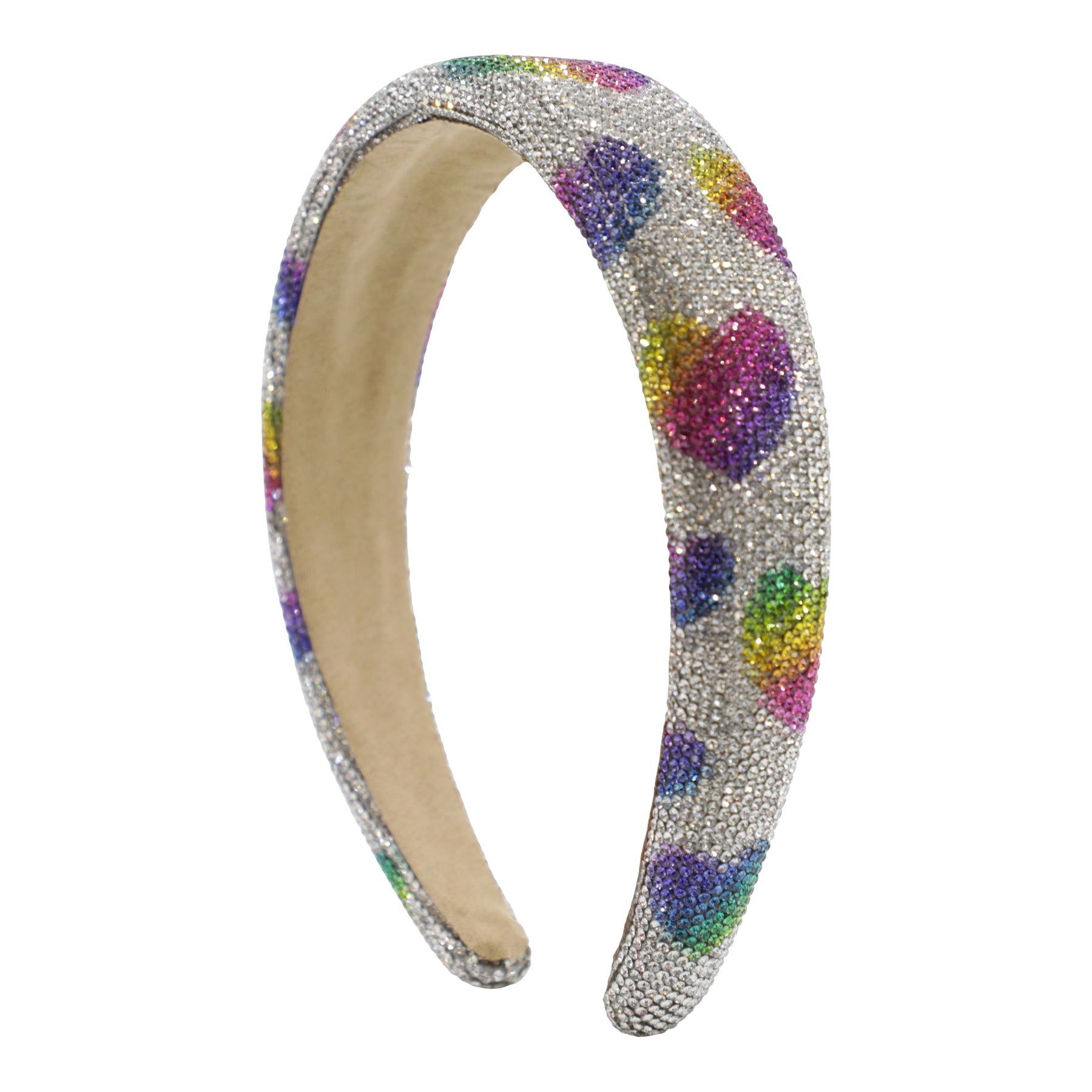 Fully Crystalized Heart Headband