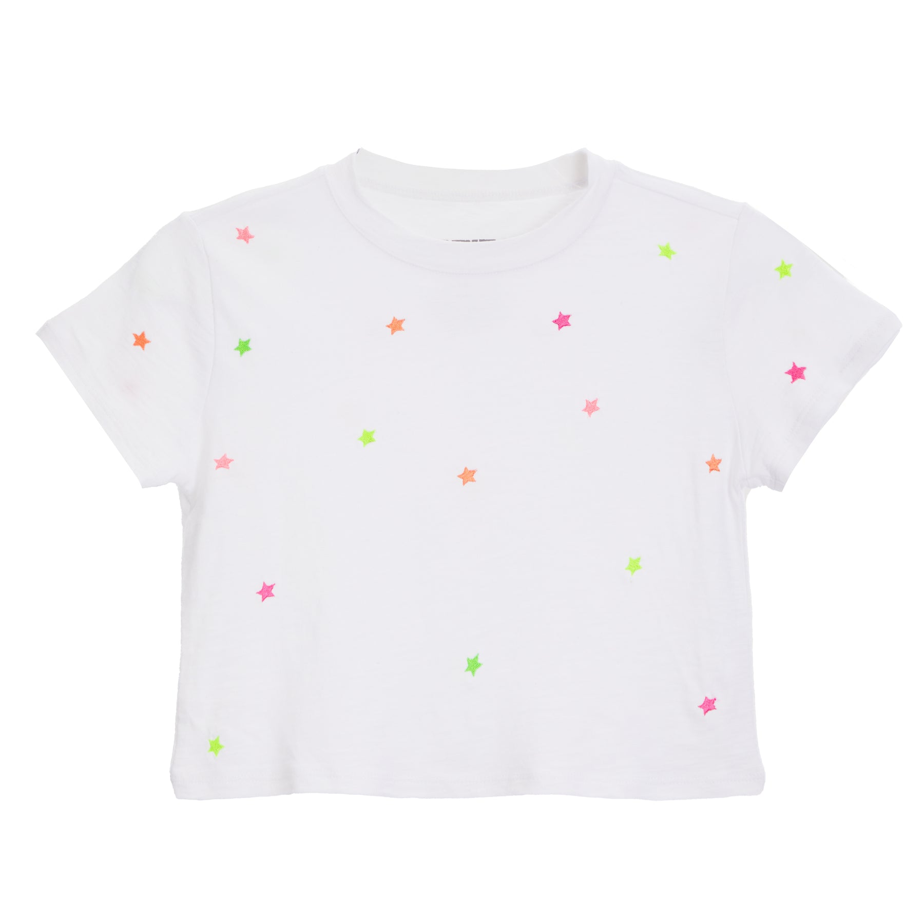 Fearless Embroidered Stars Slub Tie Dye Tee