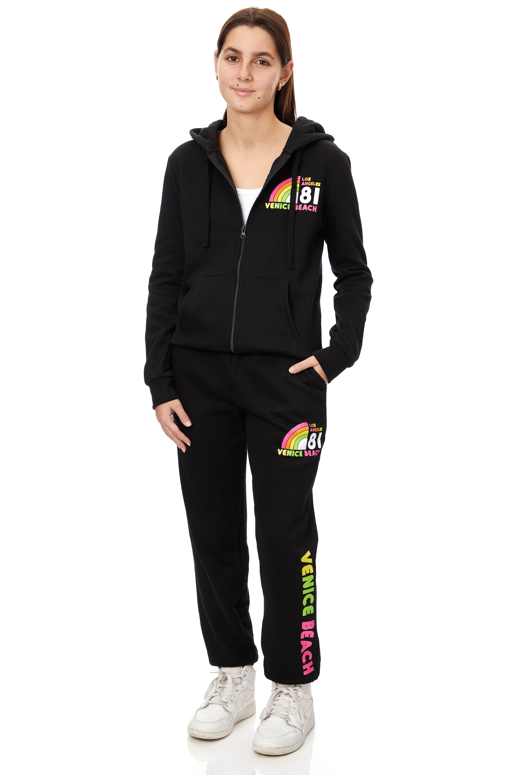 Venice Beach Surfer Zip Hoodie