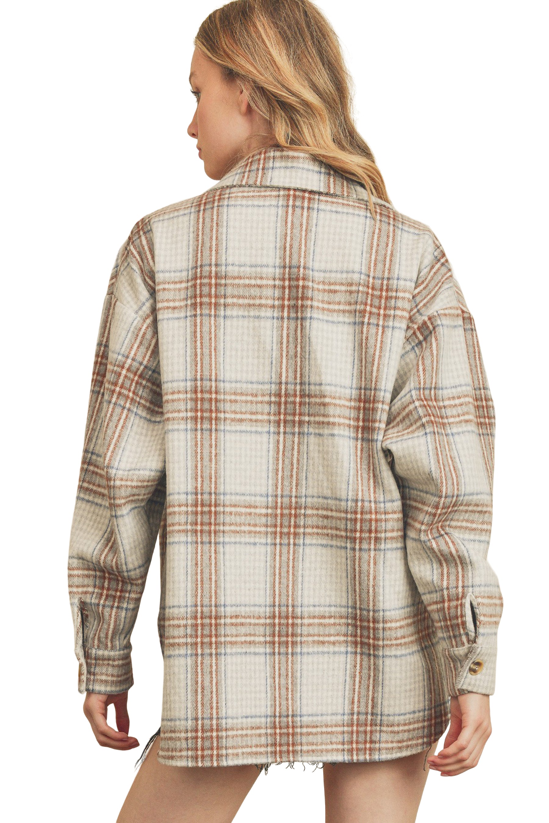 Plaid Oversized Jacket