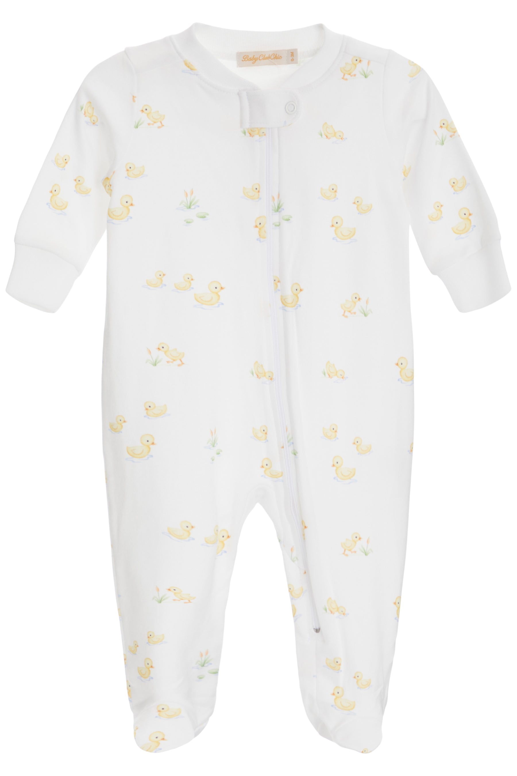 Three Little Ducks Zip Footie