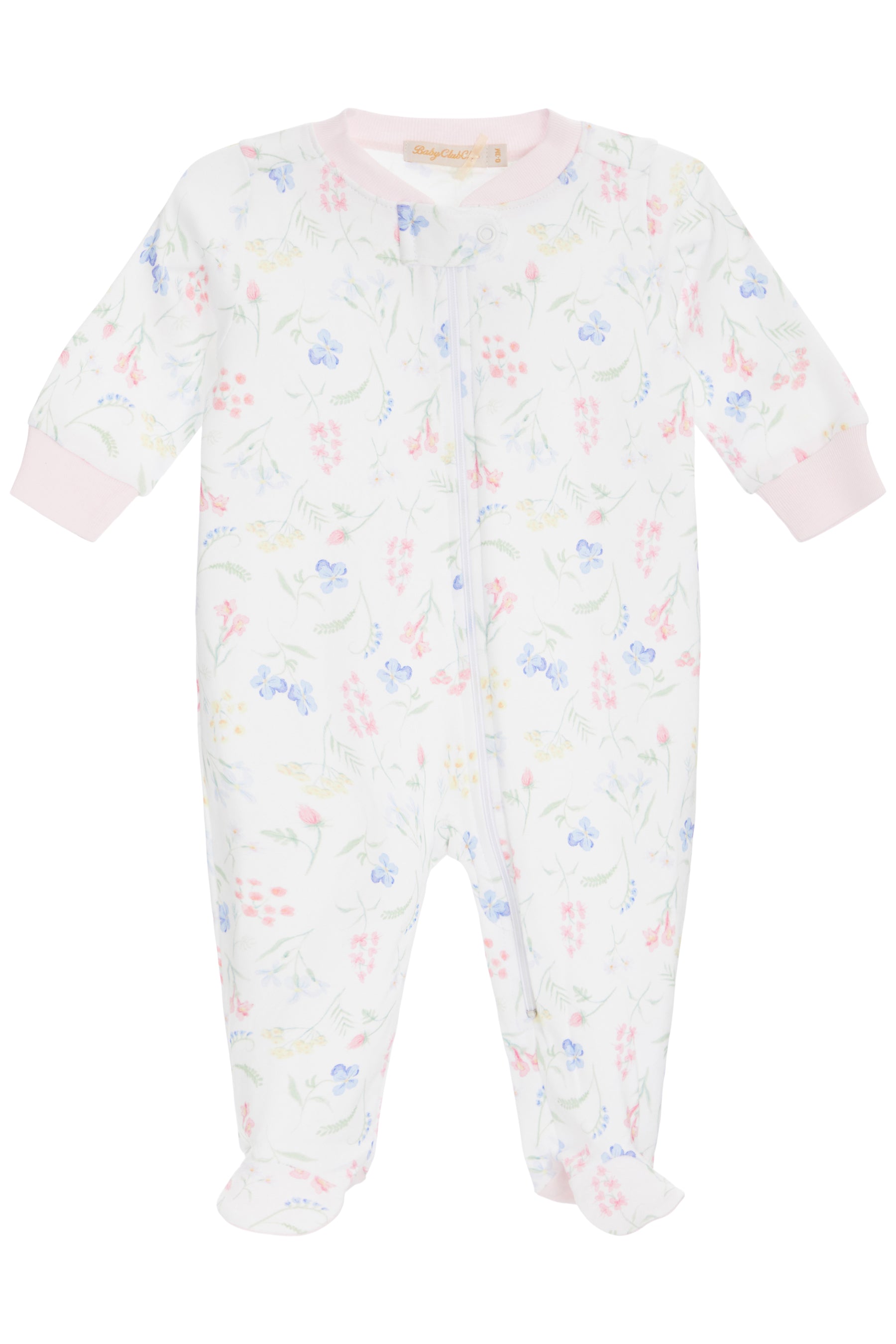 Wildflowers Zip Footie
