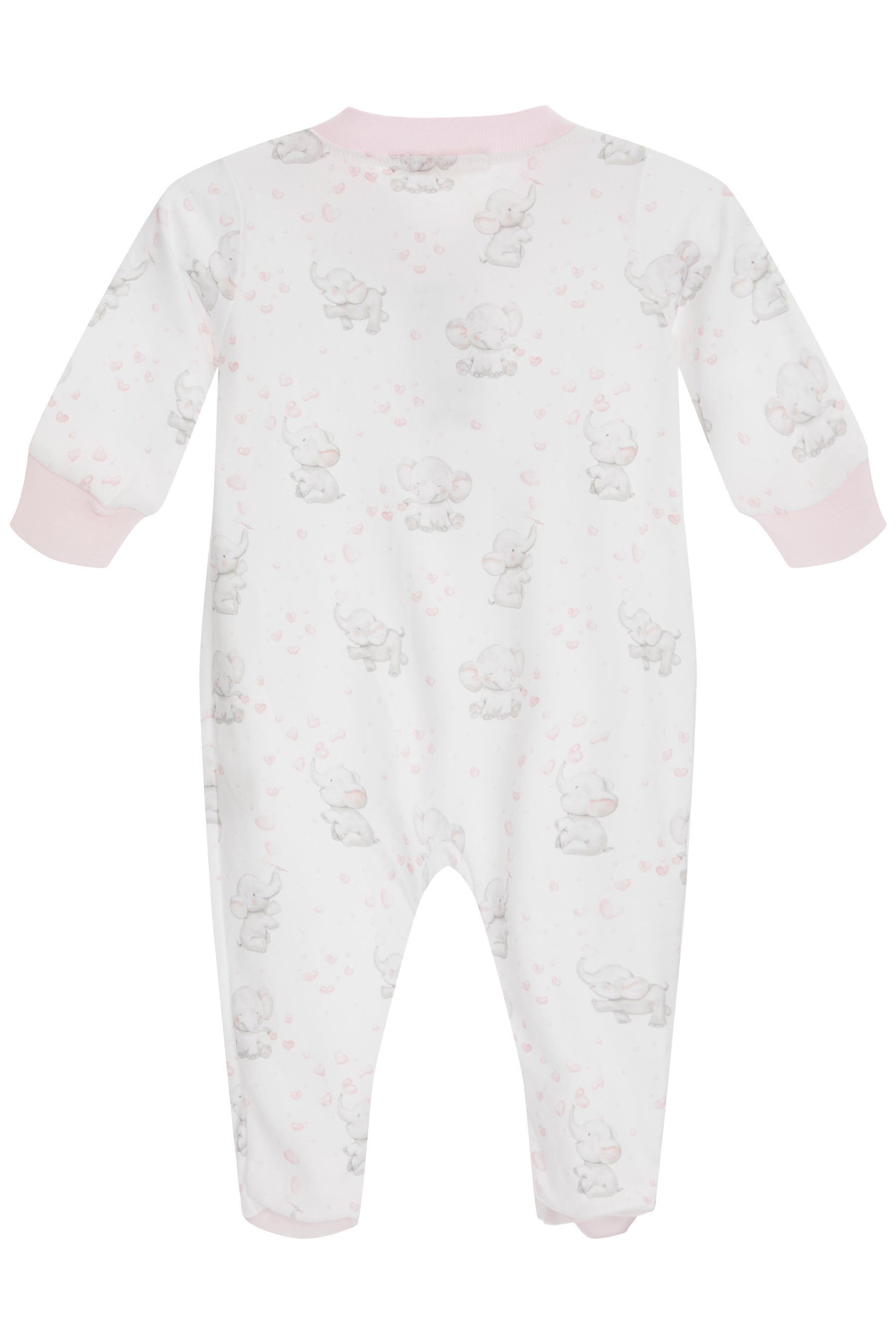 Bubbly Elephant Zip Footie