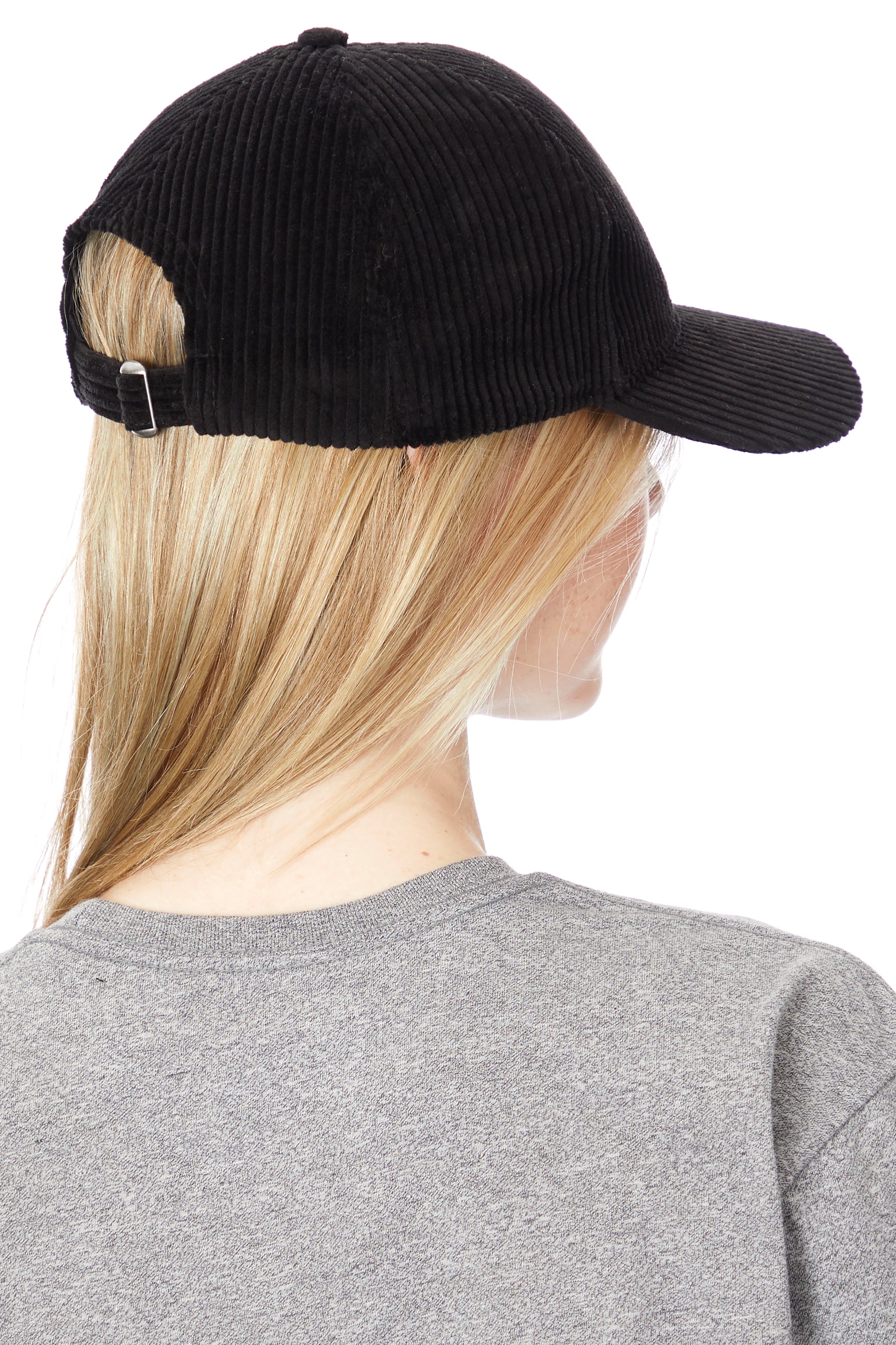Chenille Smile Corduroy Baseball Cap