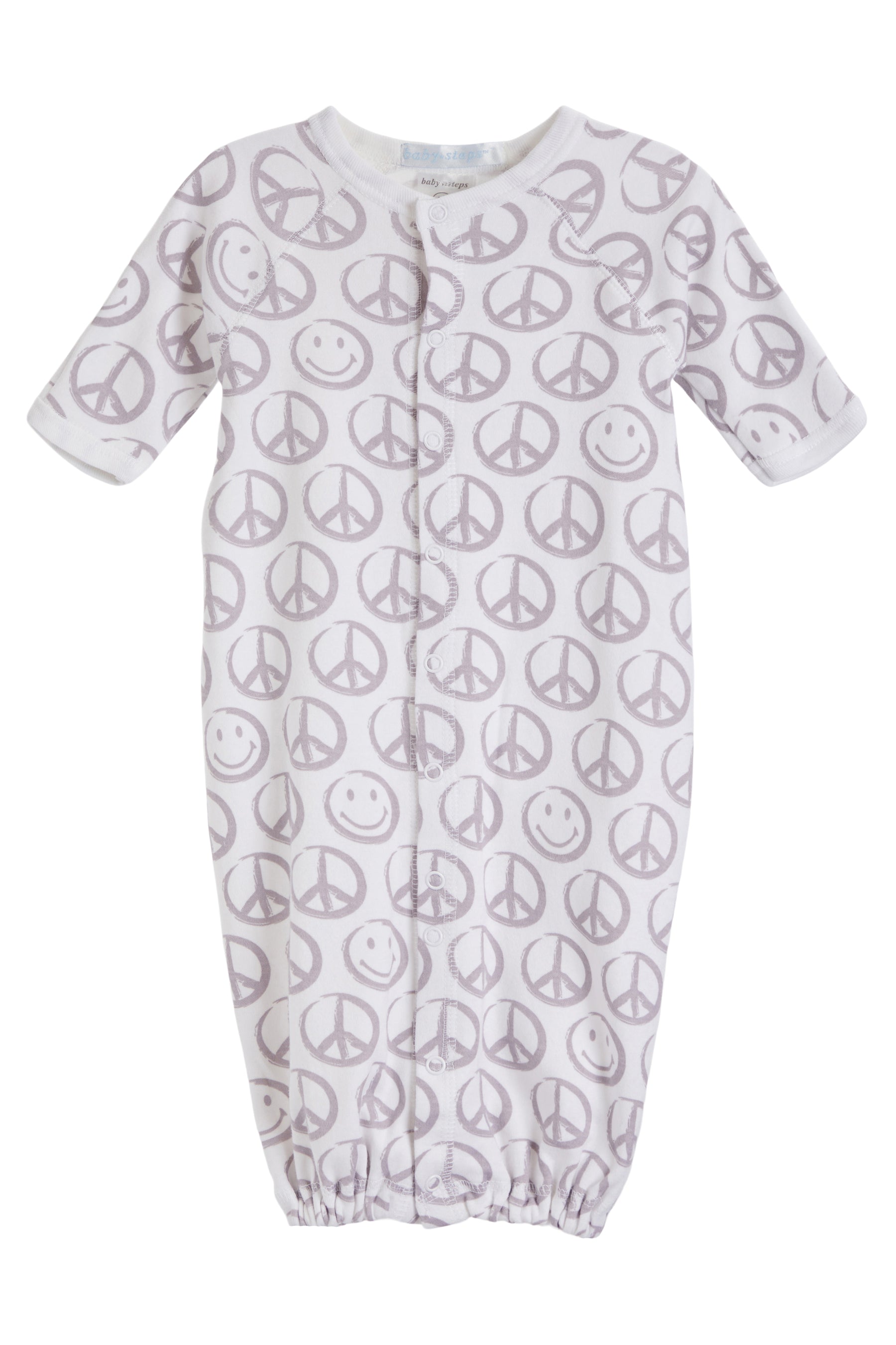 Converter Gown- Grey Peace Sign