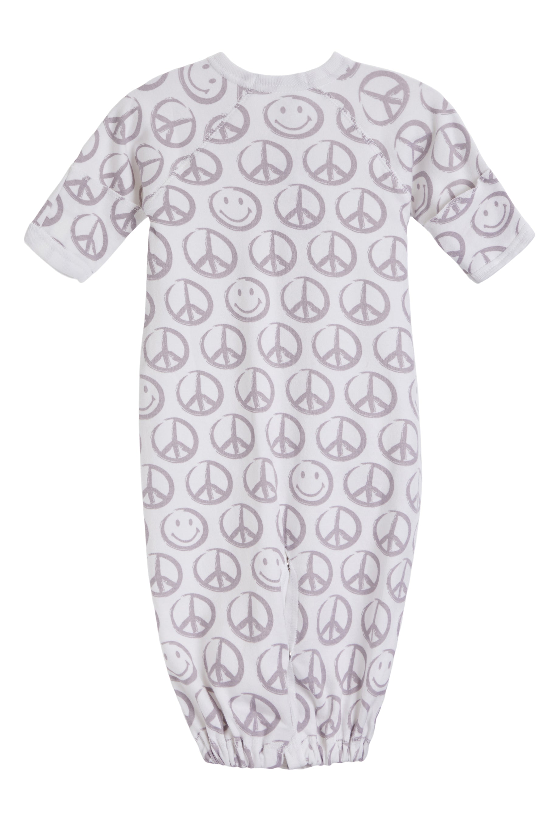 Converter Gown- Grey Peace Sign